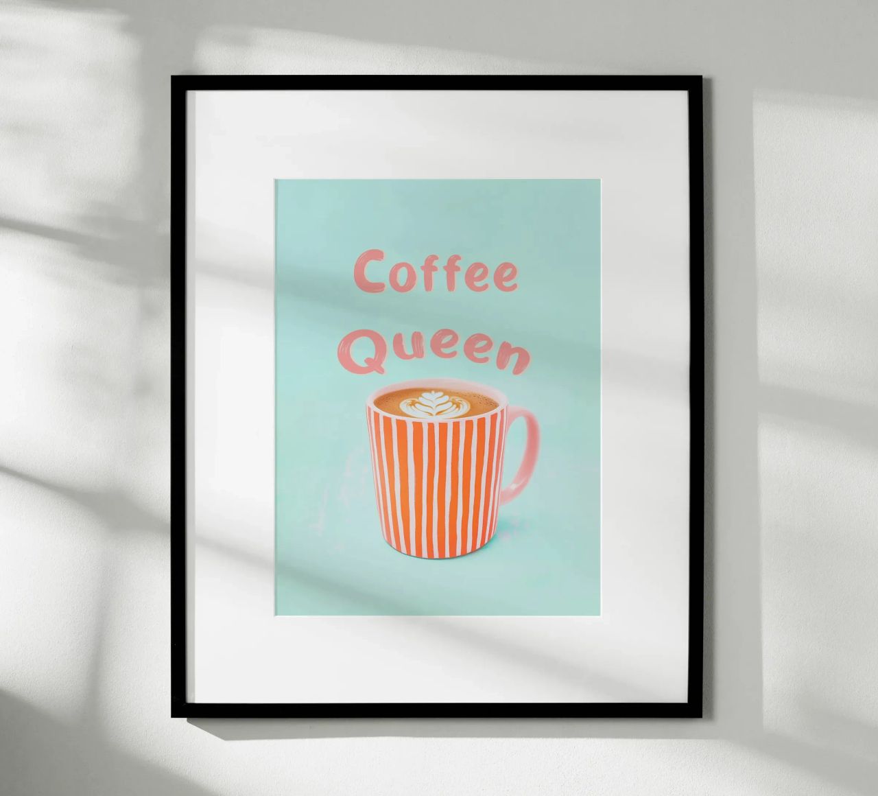 Amore di caffè con schiuma di latte carta hahnemühle da Carinaprint