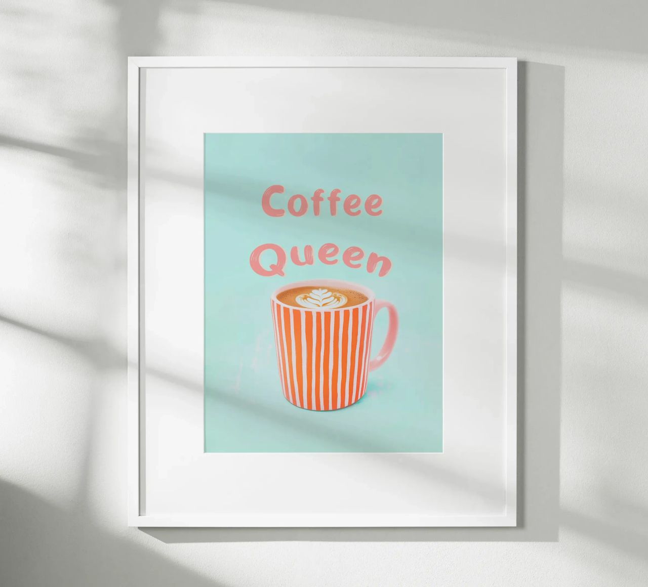 Amore di caffè con schiuma di latte carta hahnemühle da Carinaprint