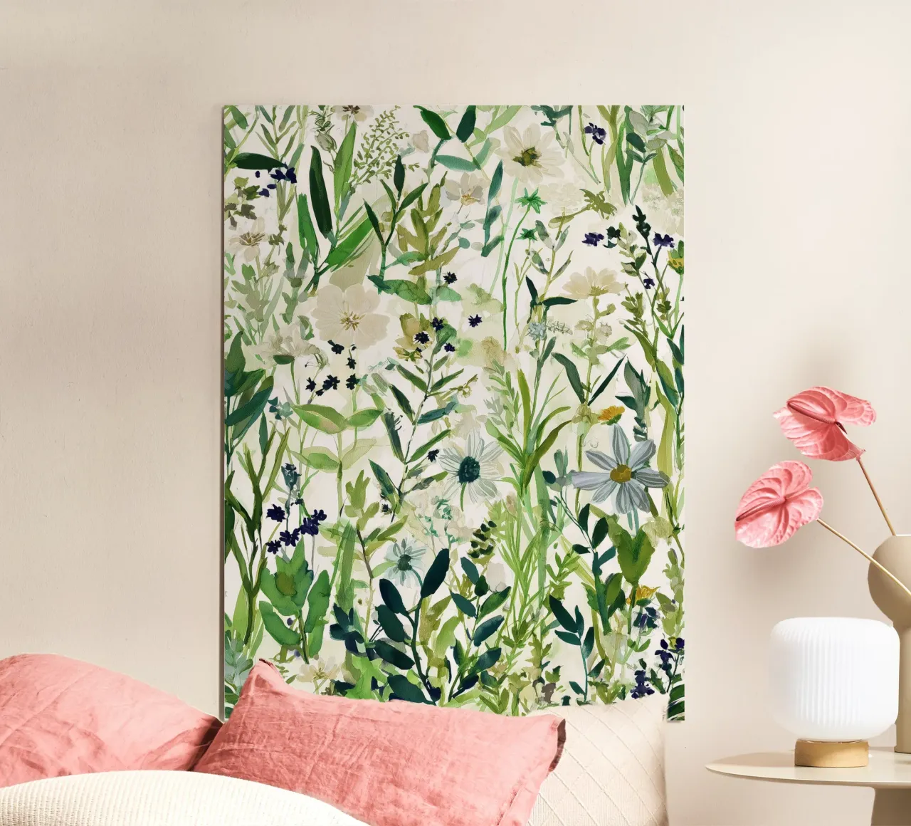 Sagome stagionali poster con telaio in legno da Sophia Calder Studio