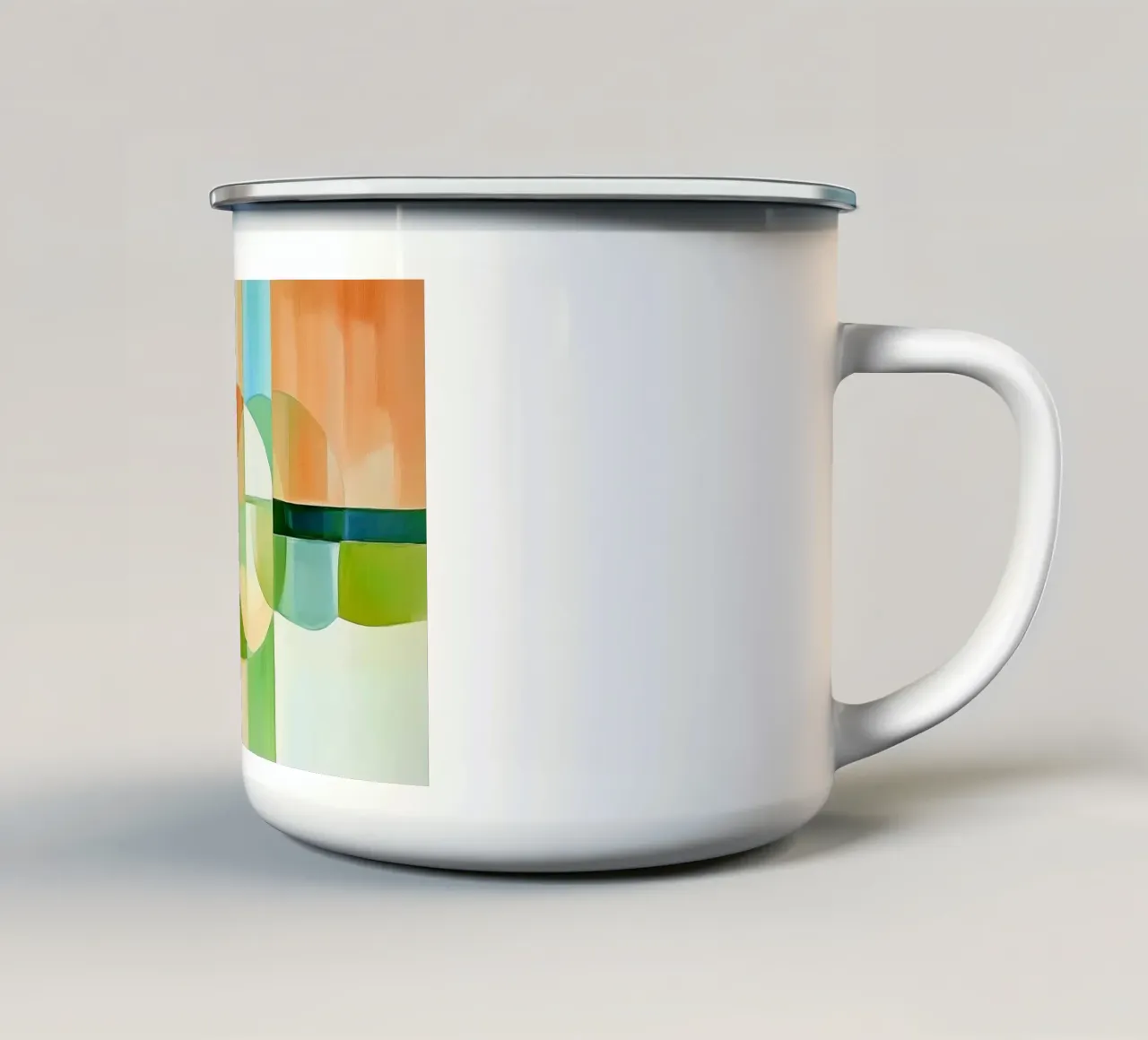Arte da parete di Imagine tazza in smalto da Imagine