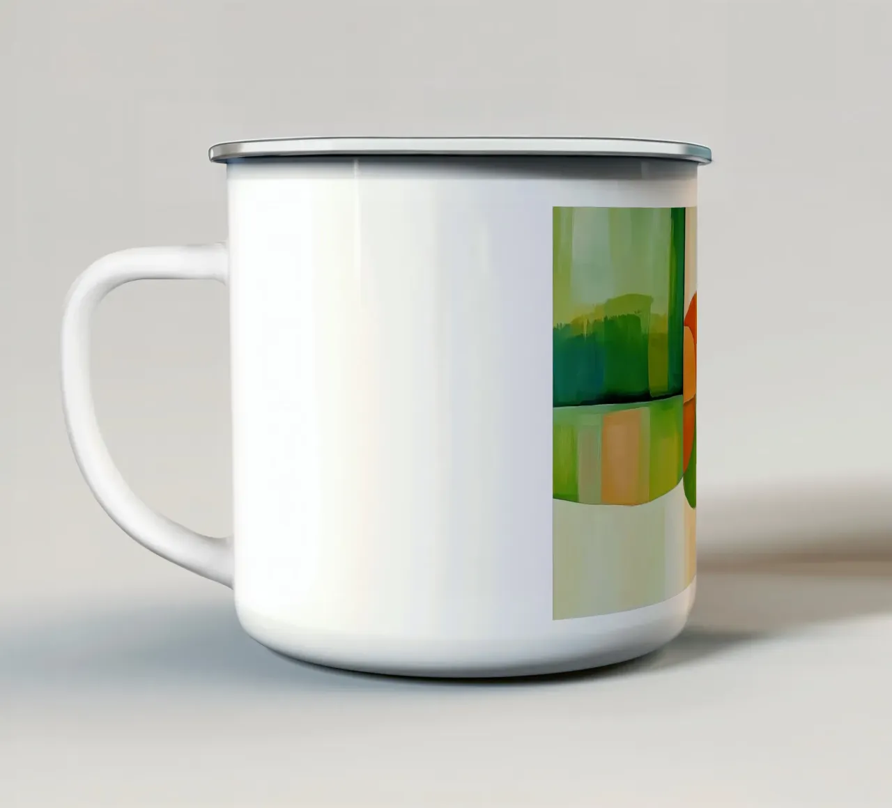 Arte da parete di Imagine tazza in smalto da Imagine