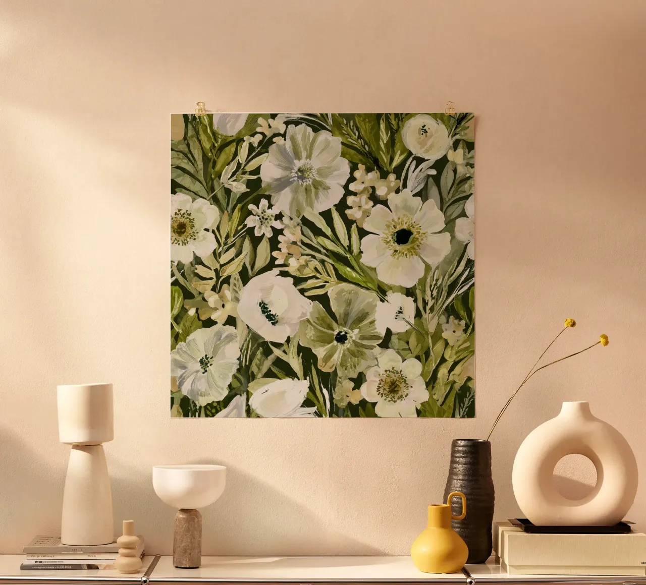 Prato estivo in fiore poster da Sophia Calder Studio