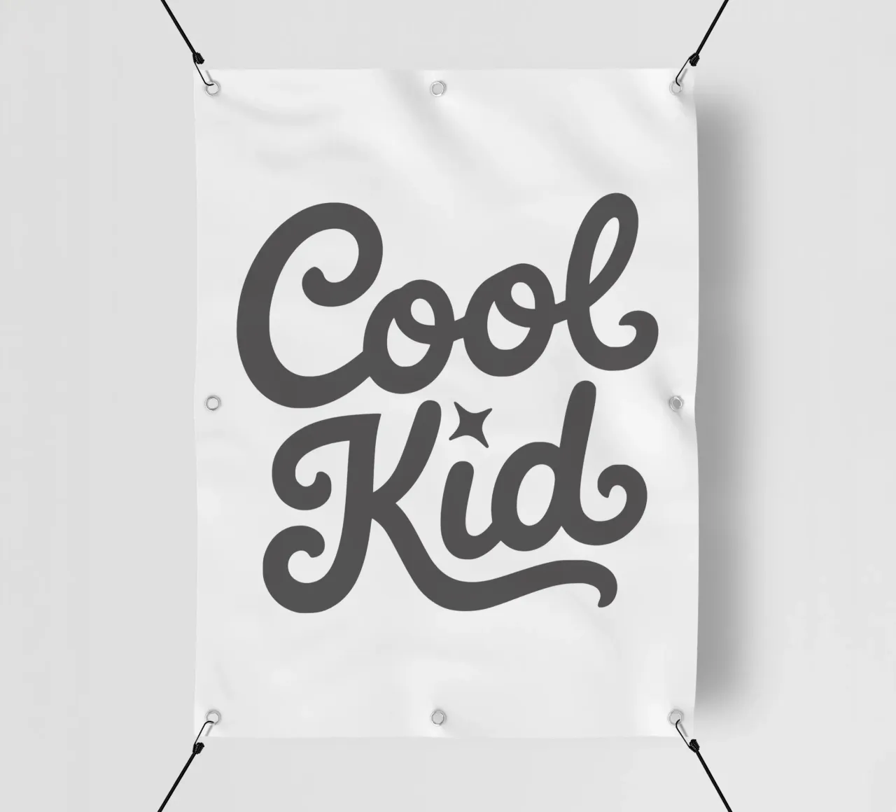 Cool Kid per ragazzi e ragazze telo in pvc da RB-Quotes