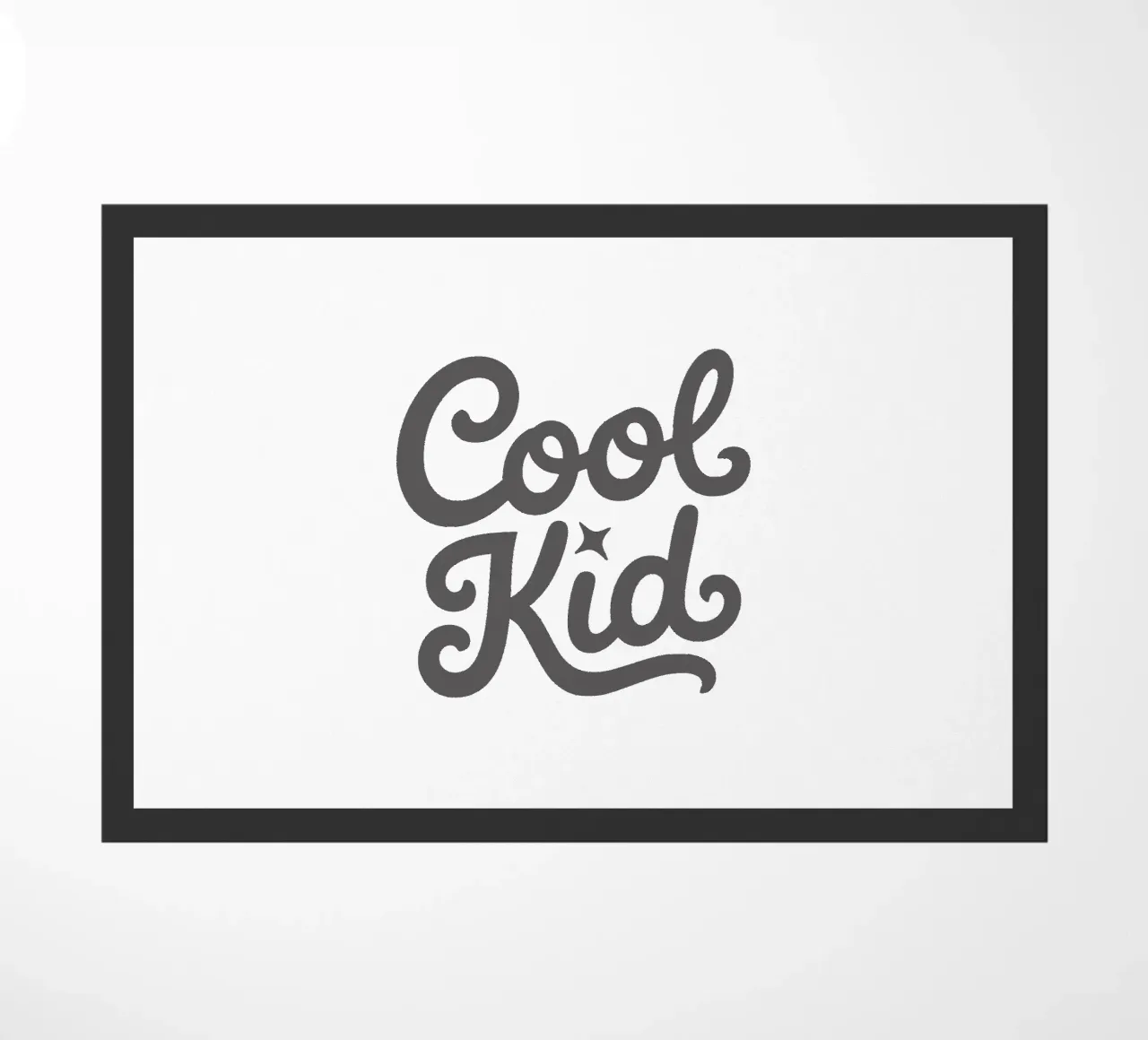 Cool Kid per ragazzi e ragazze zerbino da RB-Quotes