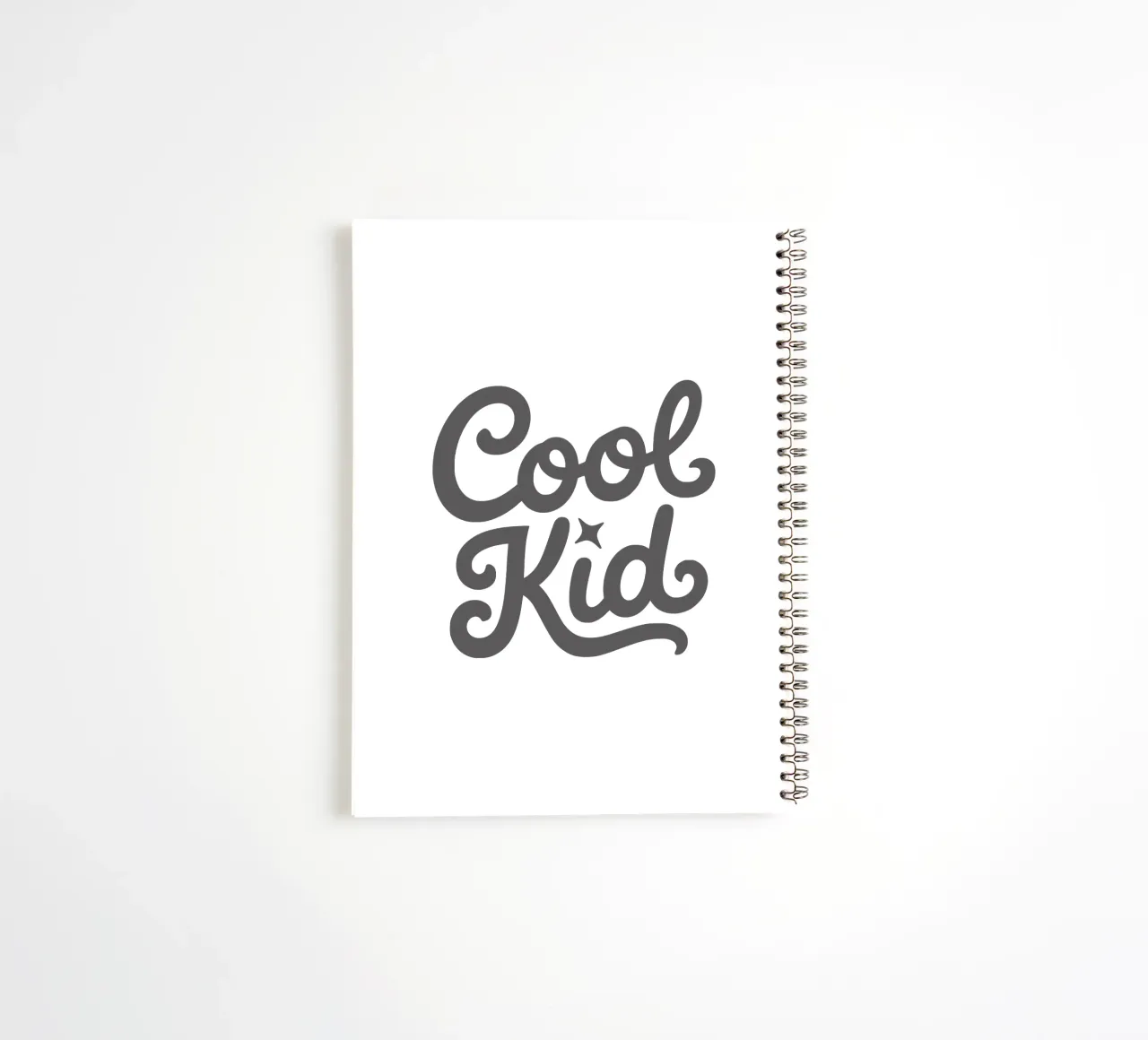 Cool Kid for boys and girls spiral notebook by RB-Quotes