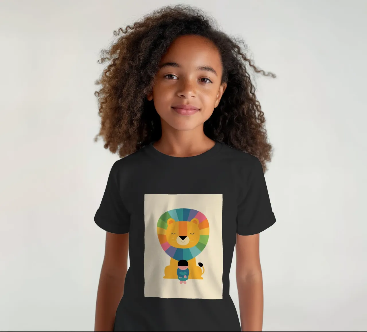Courage kids t-shirt by Andy Westface