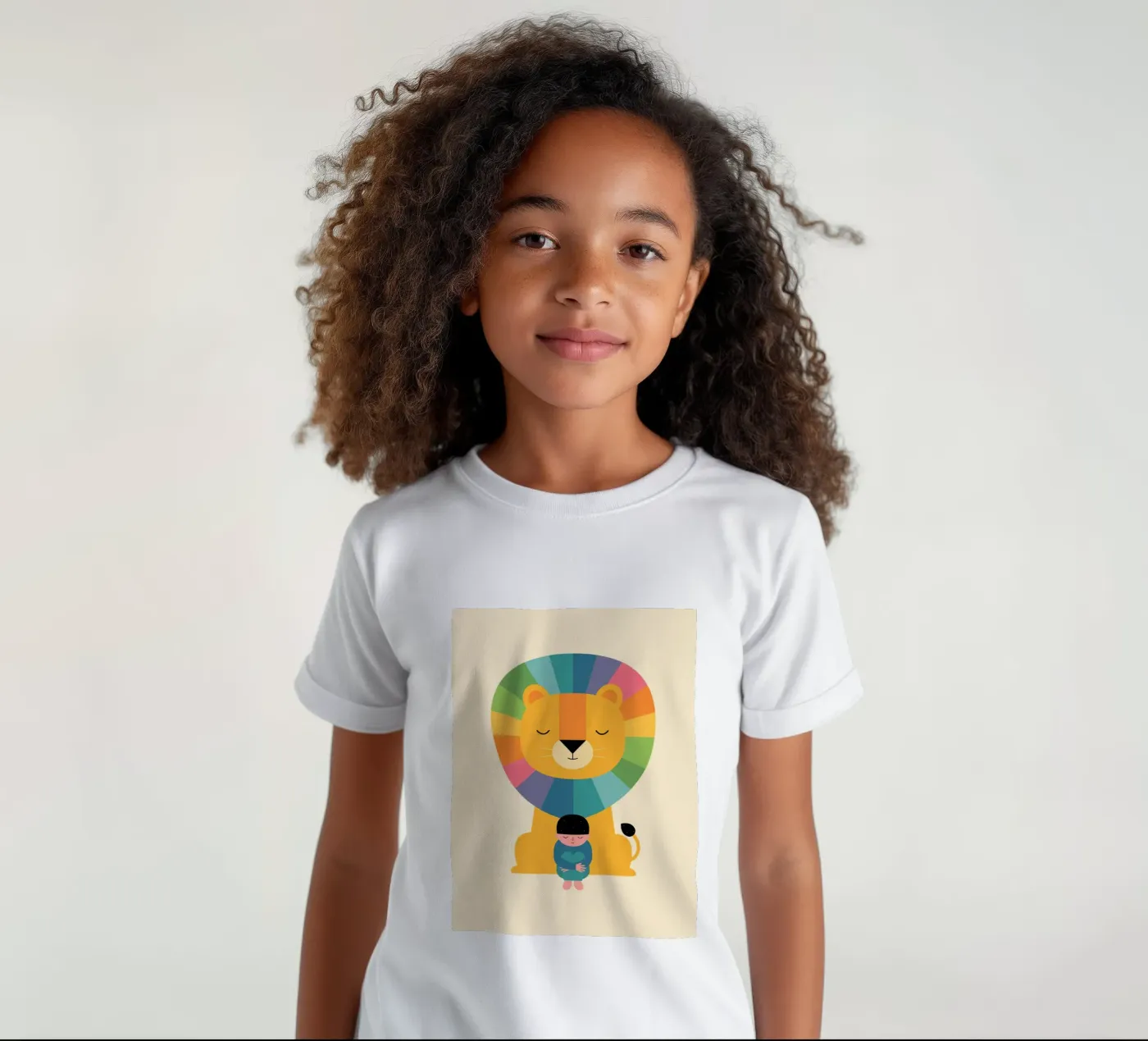 Courage t-shirt bambini da Andy Westface