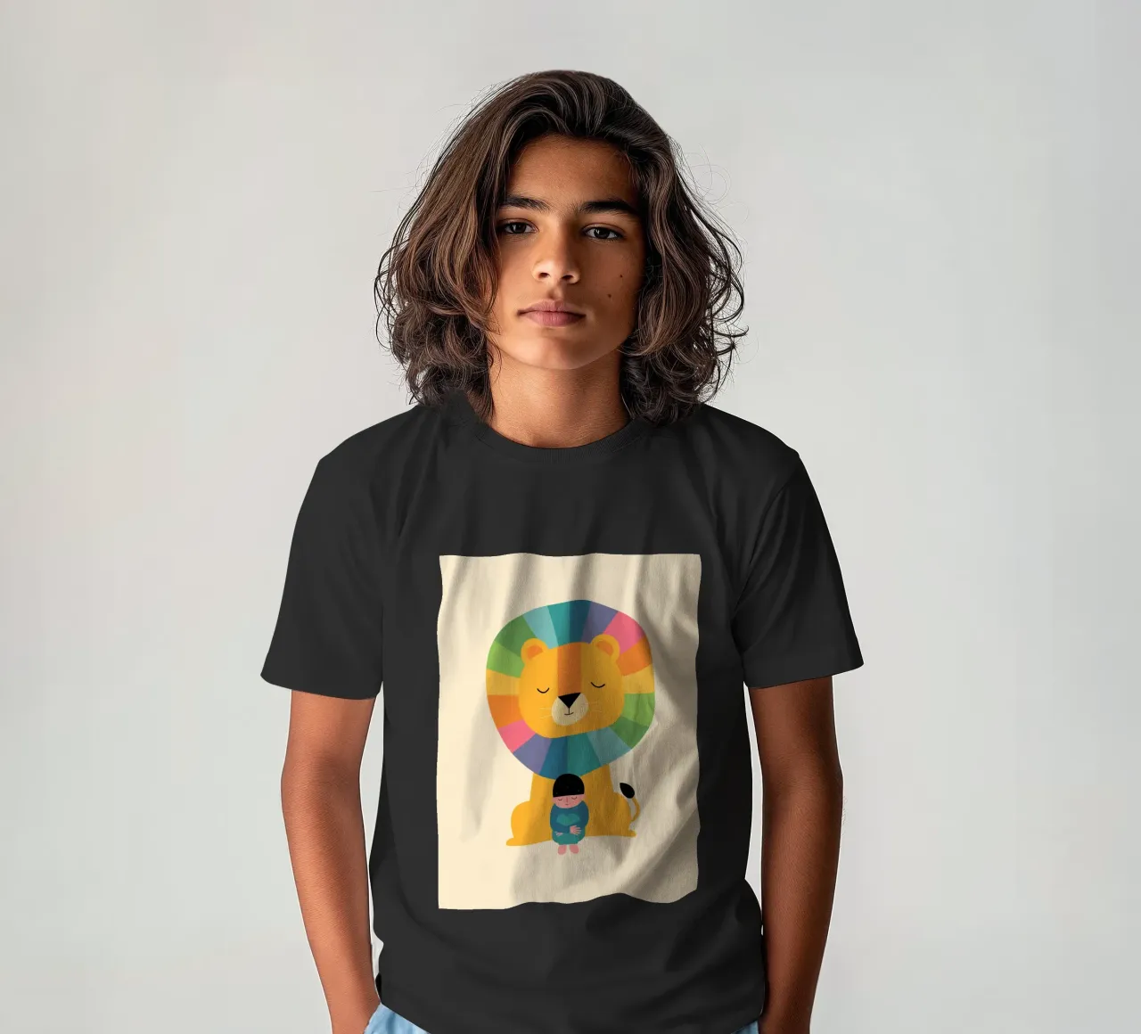 Courage kids t-shirt by Andy Westface