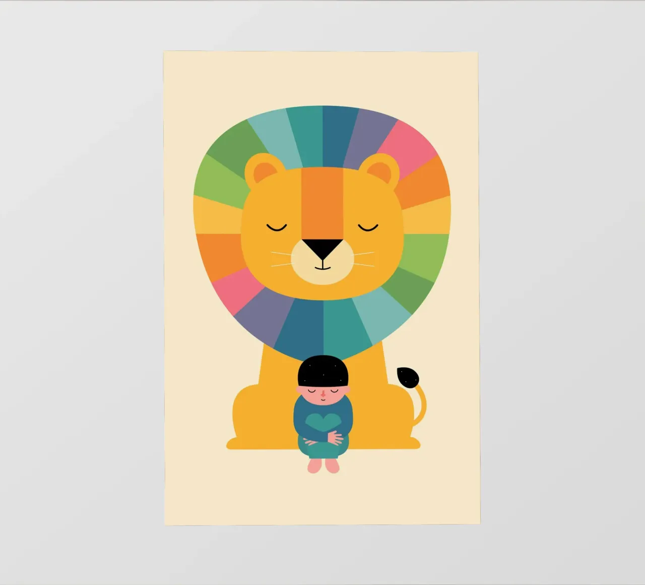 Il coraggio pellicola backlit da Andy Westface