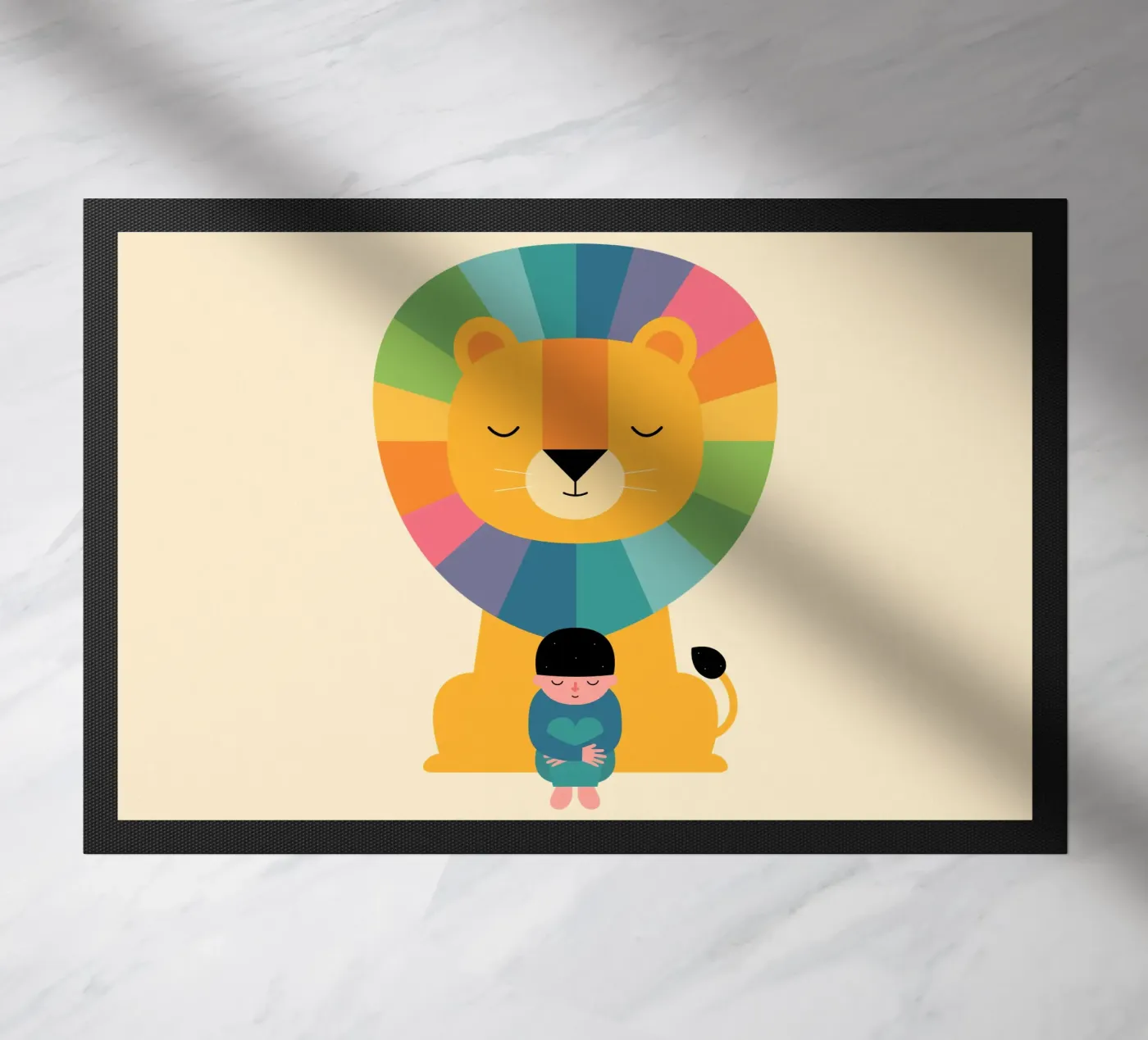 Courage Fußmatte von Andy Westface