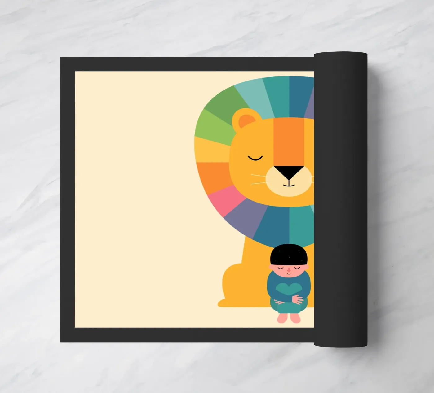 Courage Fußmatte von Andy Westface