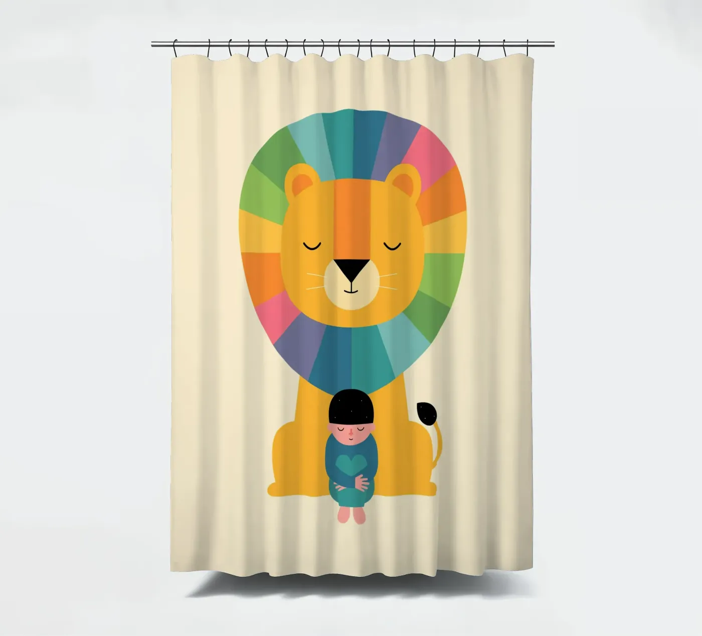 Courage Duschvorhang von Andy Westface