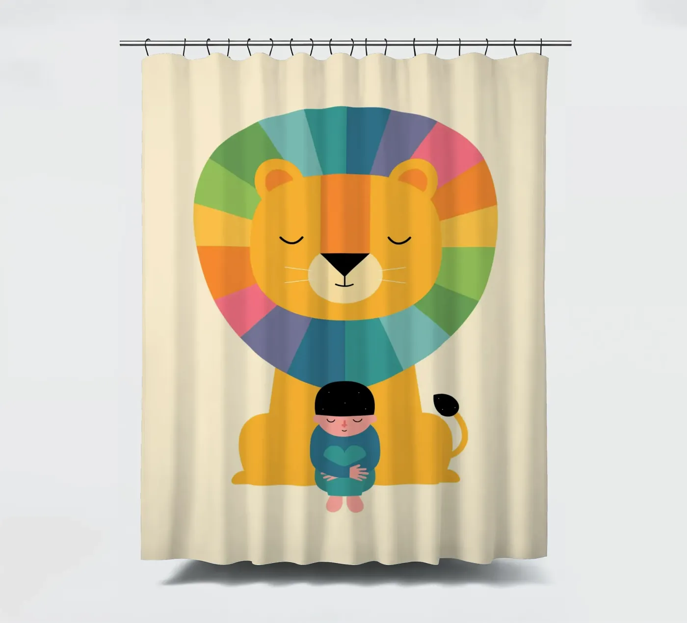 Courage Duschvorhang von Andy Westface