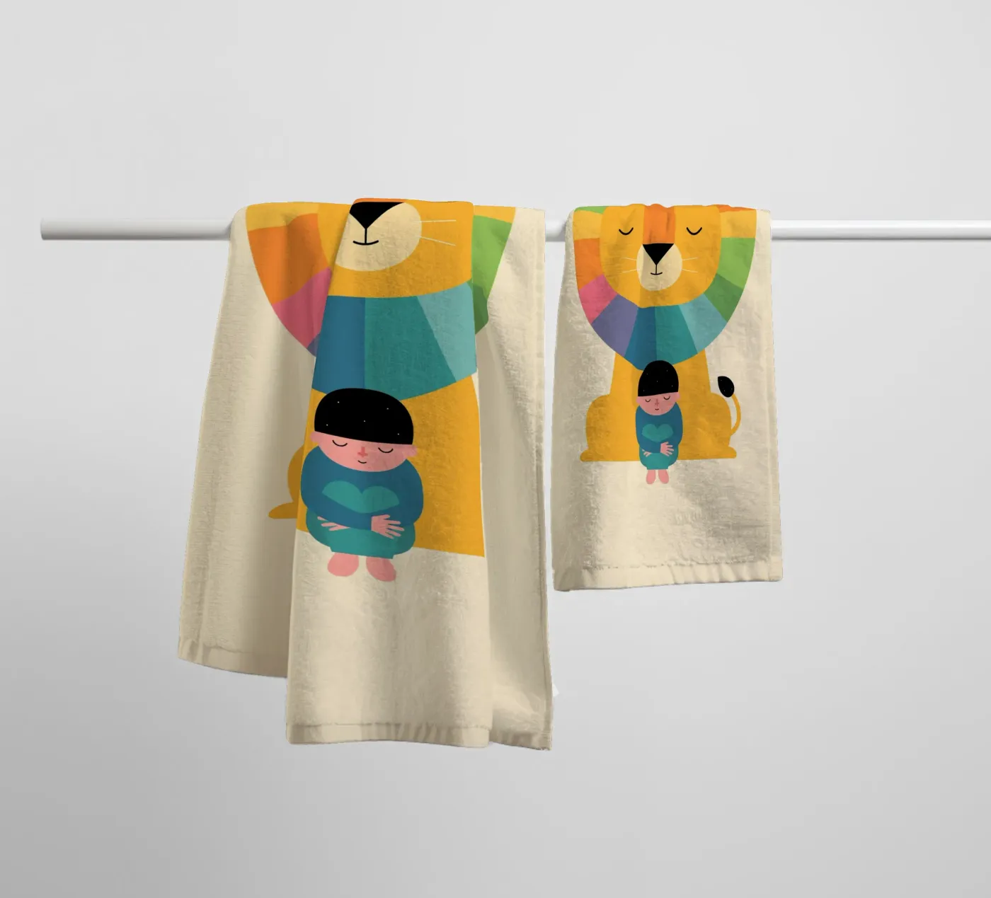 Courage Handtuch von Andy Westface