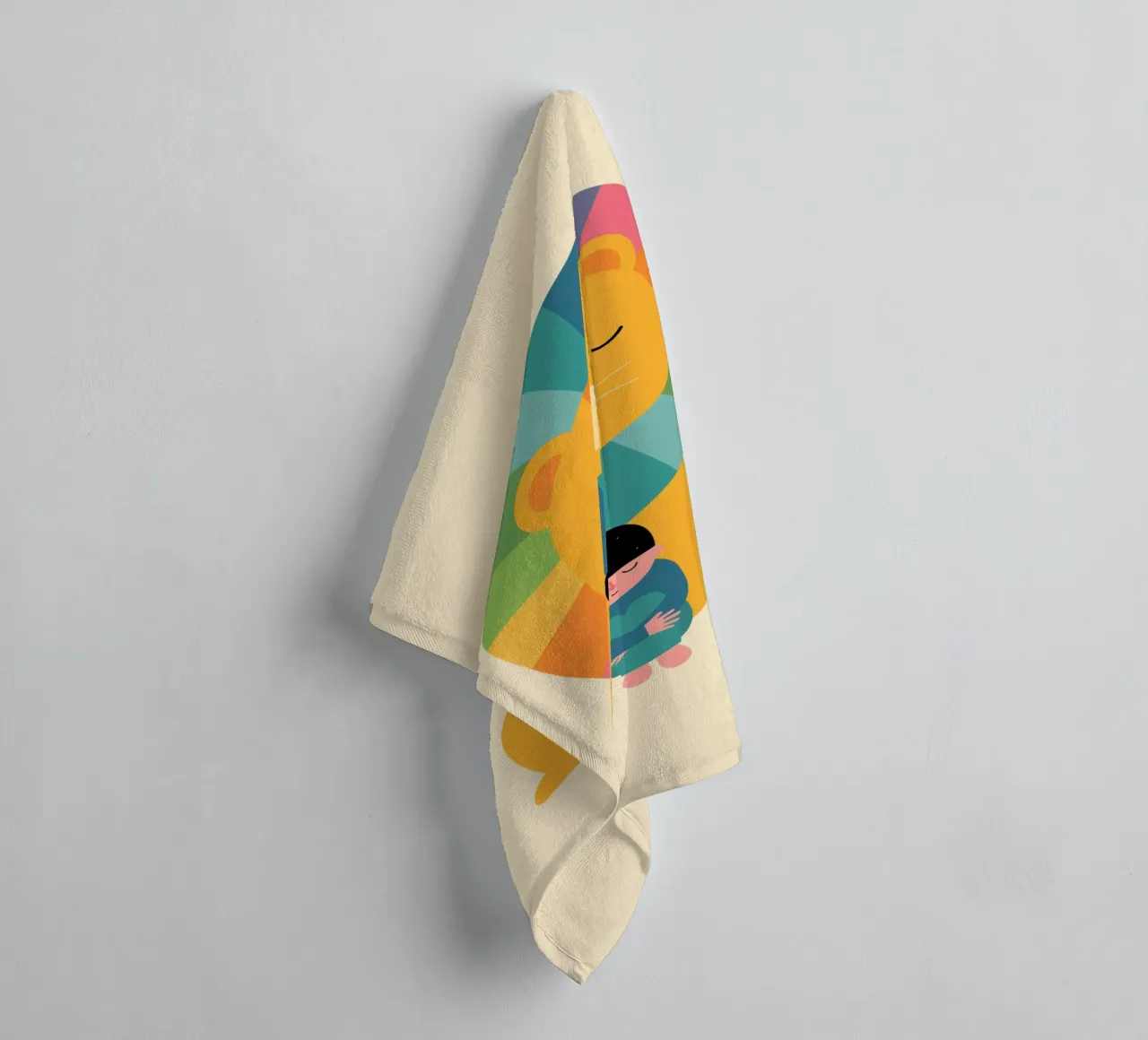 Moed badhanddoek van Andy Westface