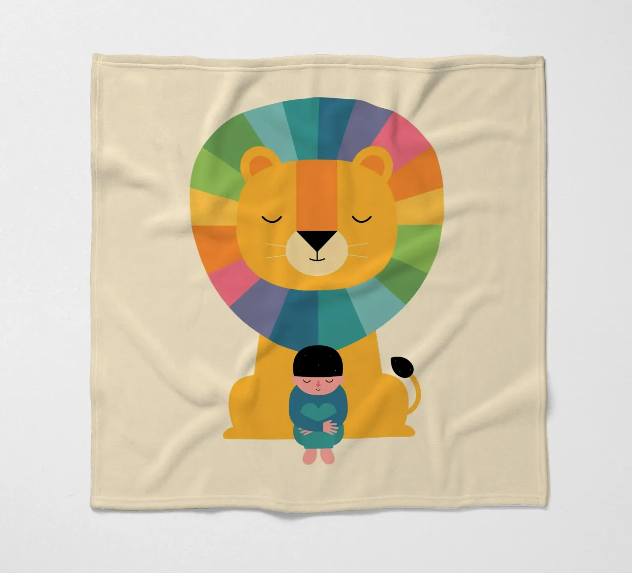 Moed fleecedeken van Andy Westface