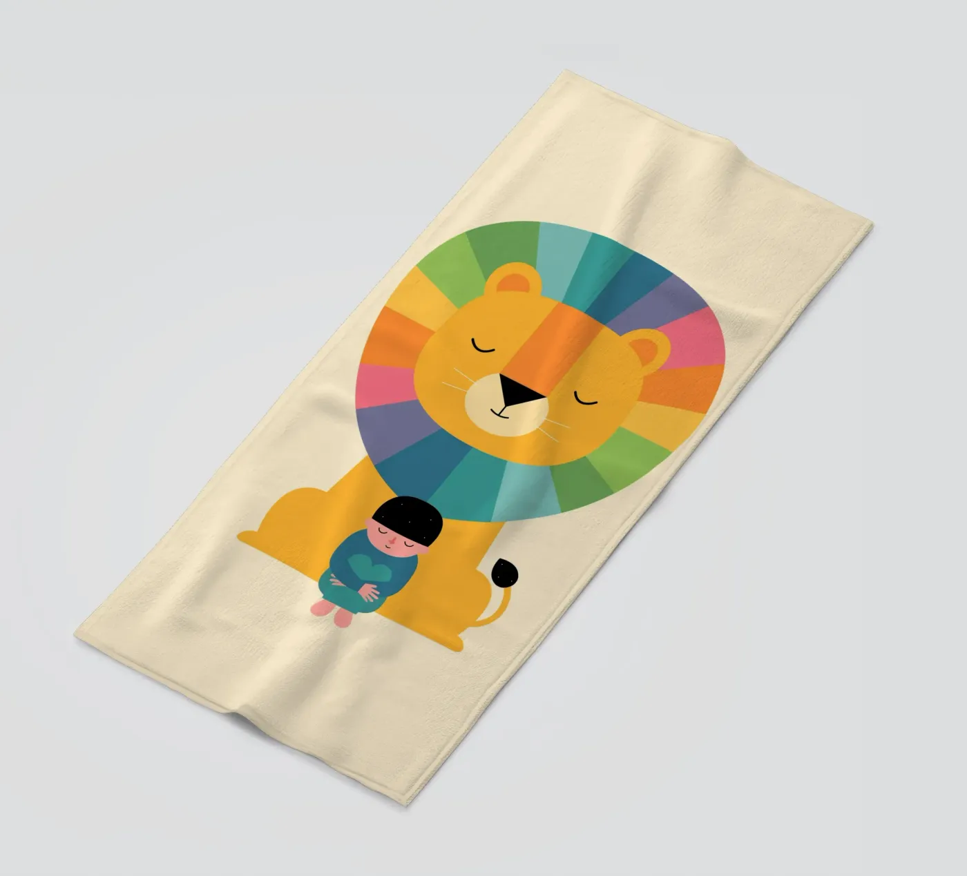 Moed strandhanddoek van Andy Westface