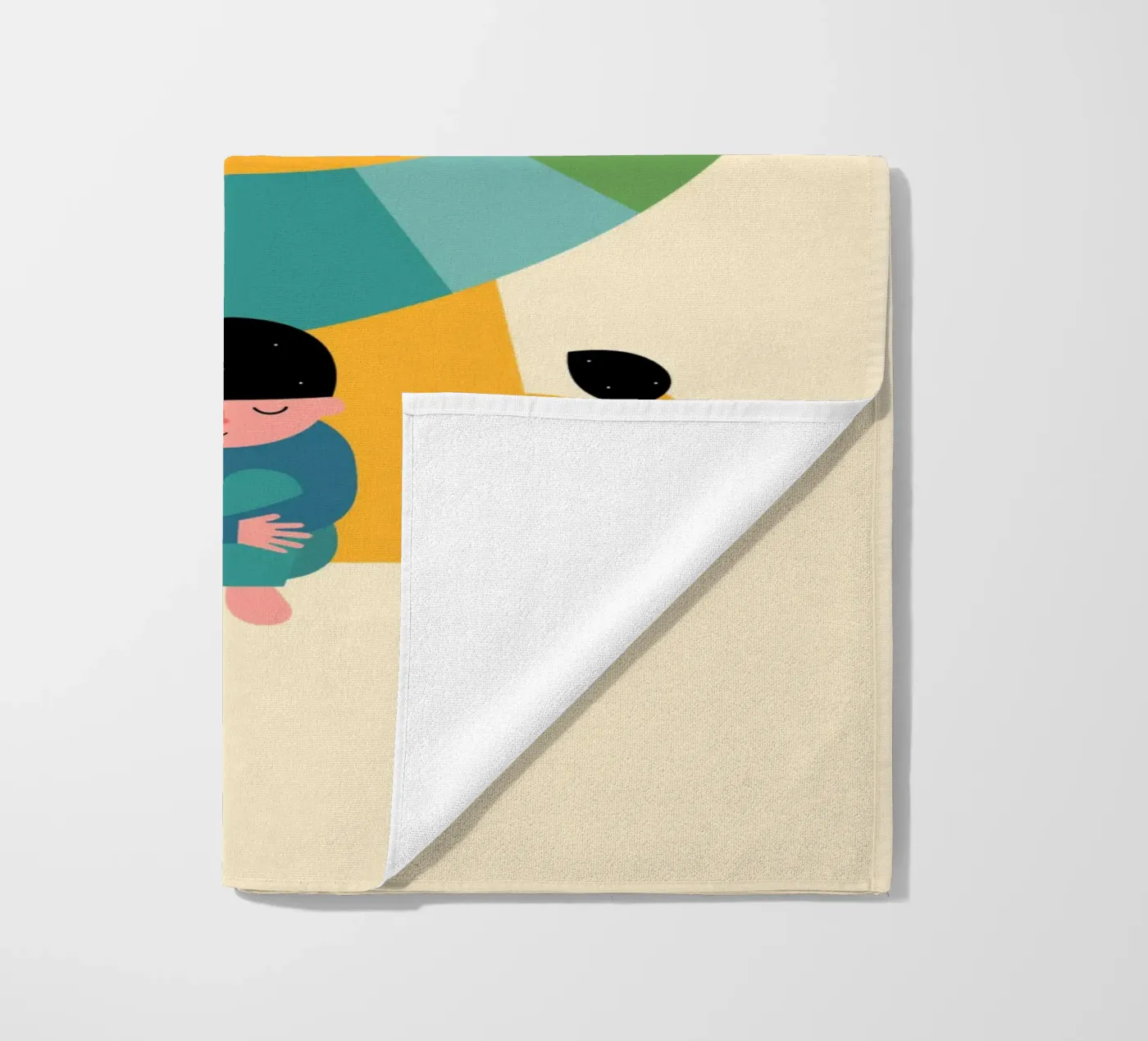 Moed strandhanddoek van Andy Westface