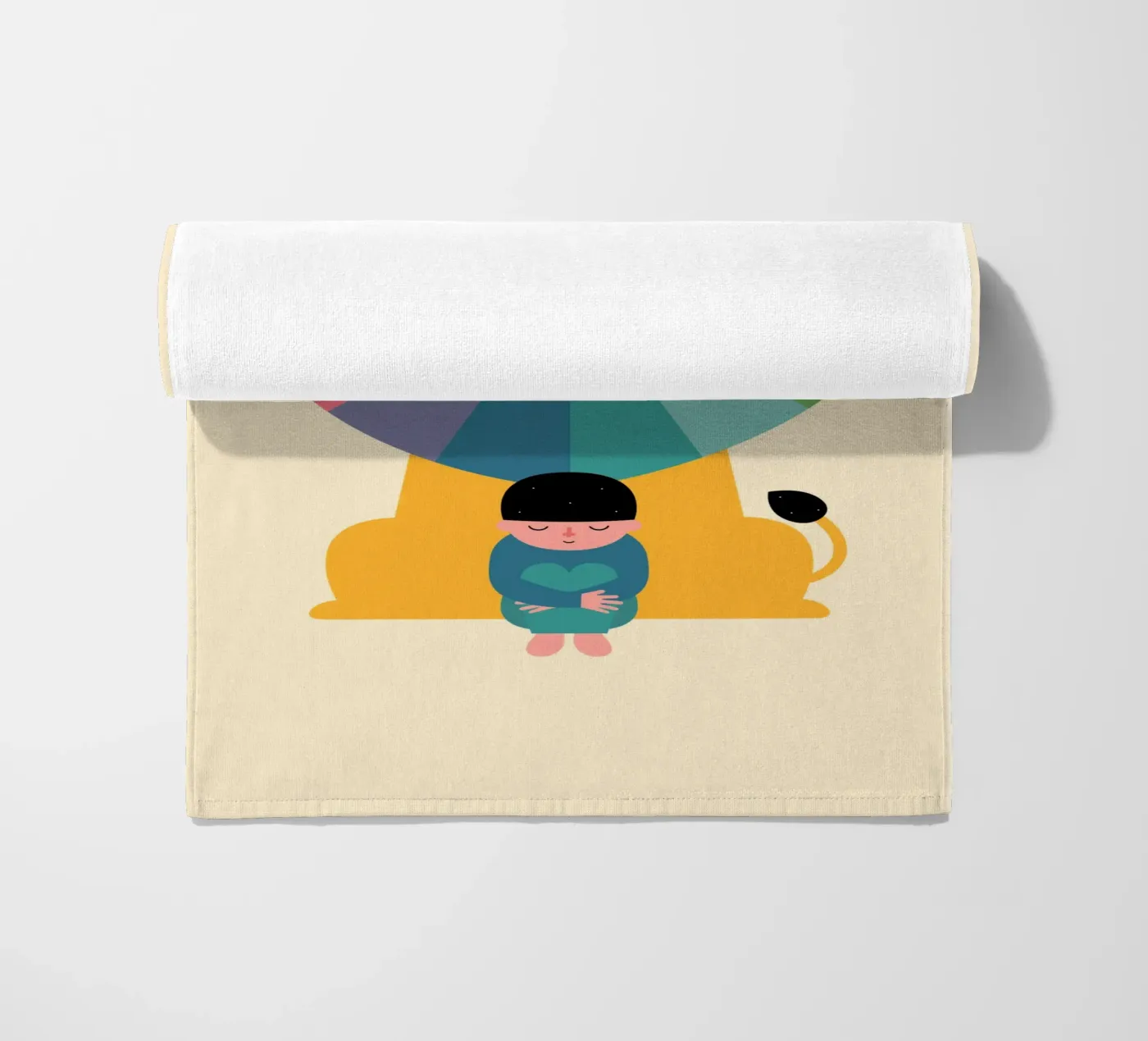 Moed strandhanddoek van Andy Westface