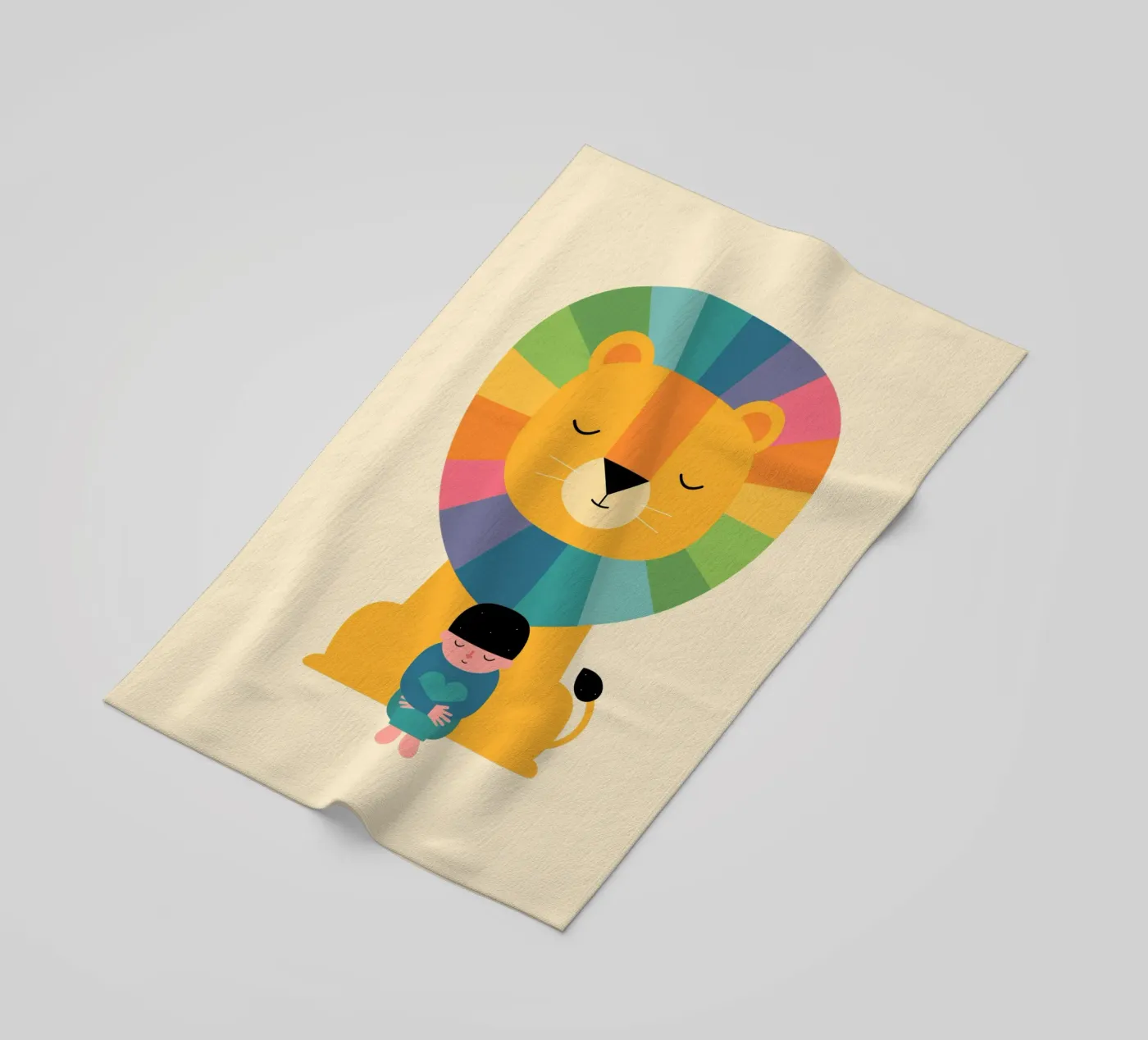 Moed strandhanddoek van Andy Westface