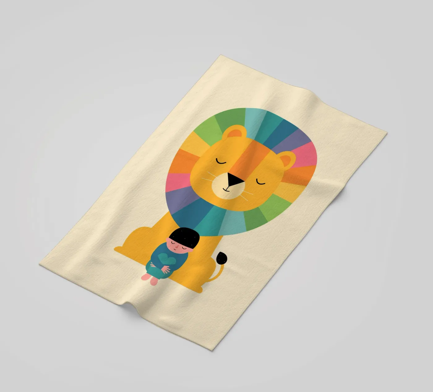 Moed strandhanddoek van Andy Westface