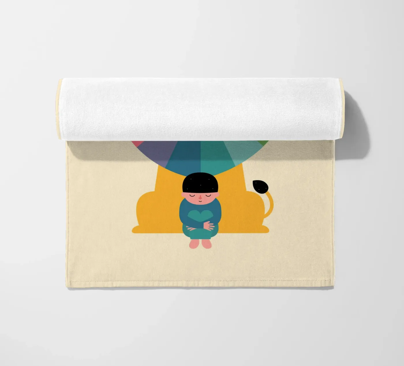 Moed strandhanddoek van Andy Westface