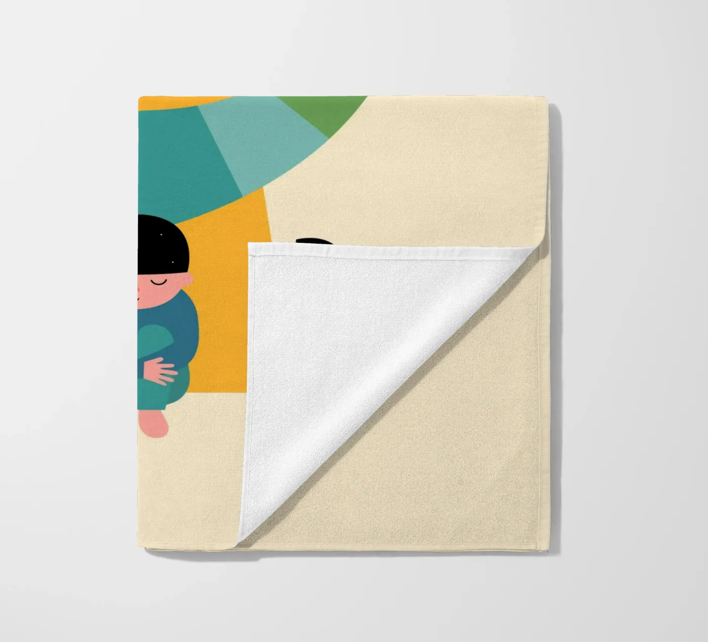 Moed strandhanddoek van Andy Westface