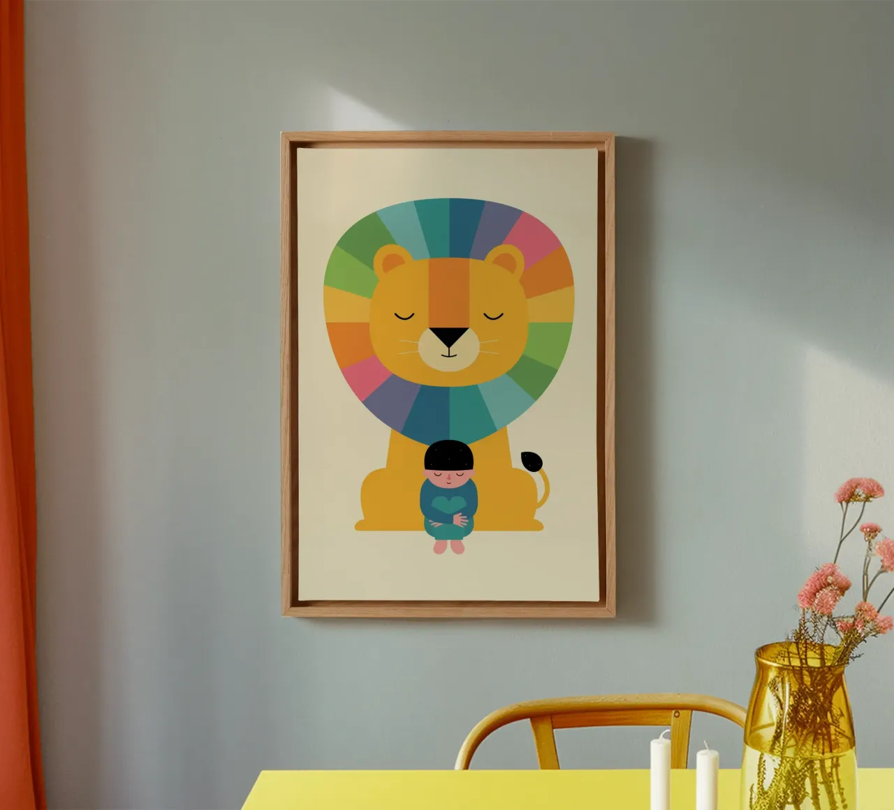 Moed canvas van Andy Westface