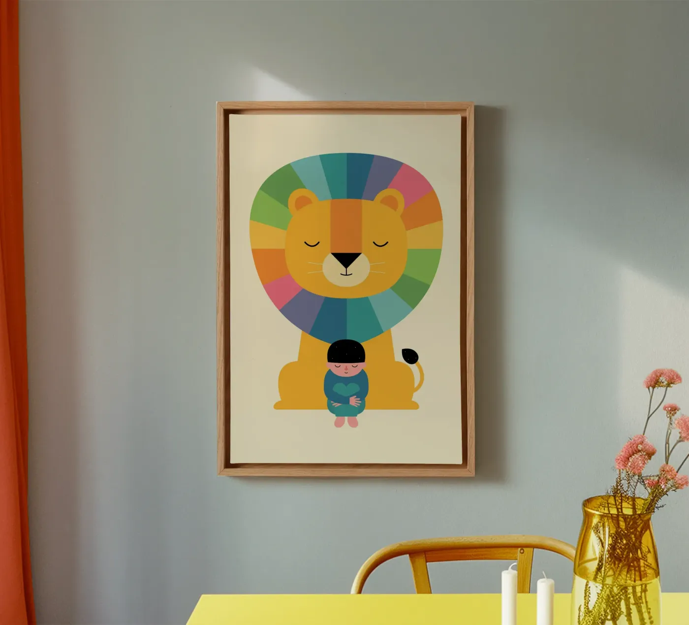 Moed canvas van Andy Westface