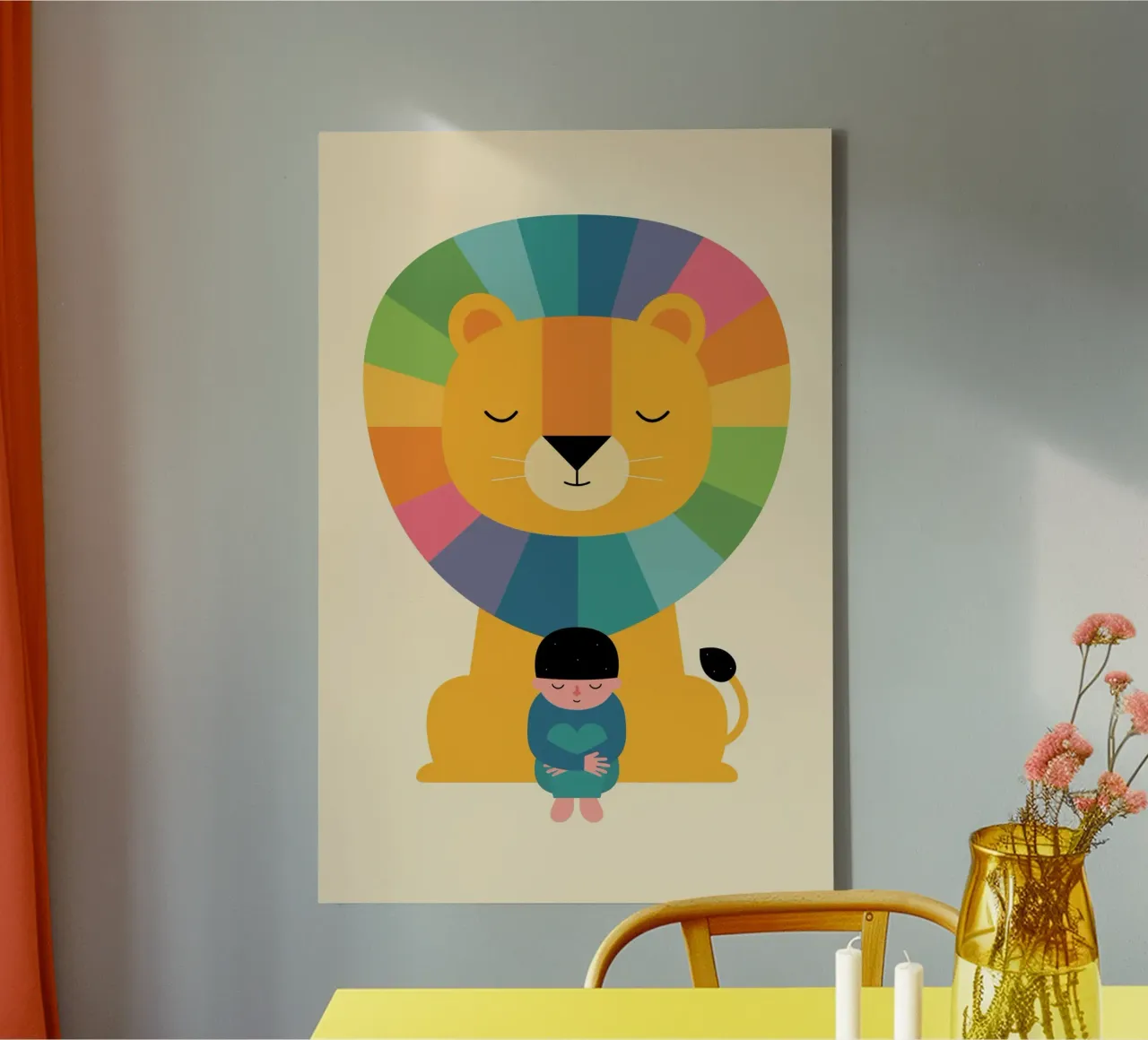 Moed canvas van Andy Westface