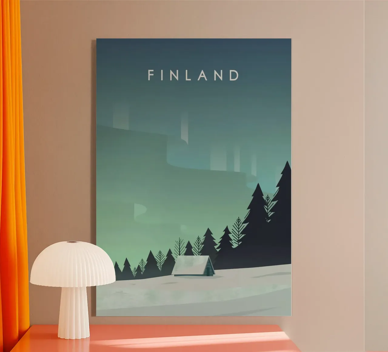 Finland acrylic glass by Alexandra Peack
