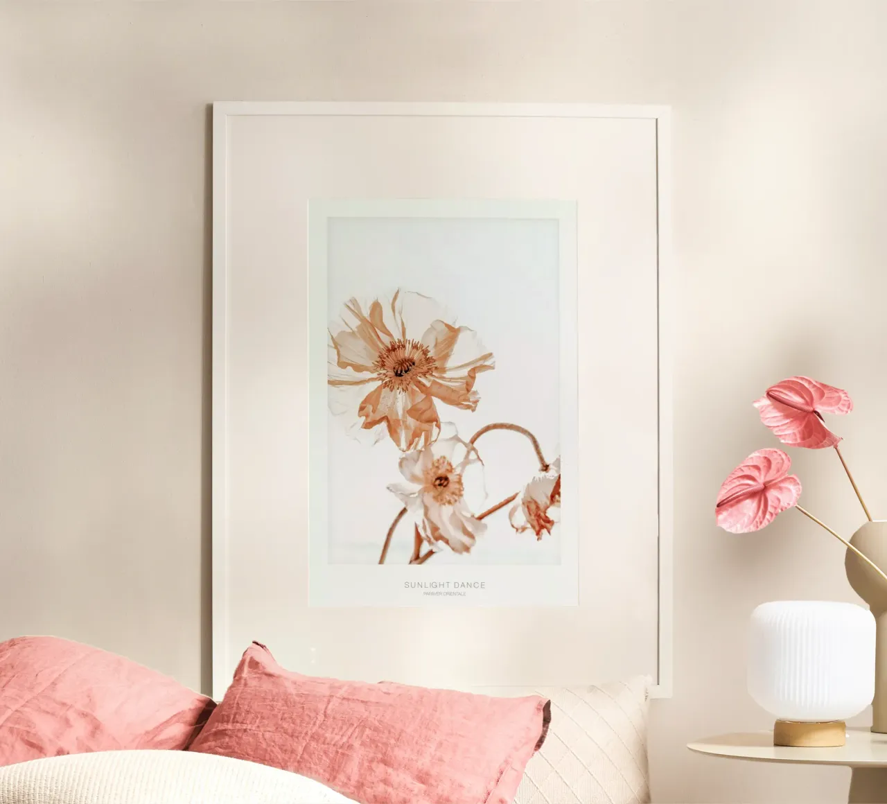 Sunlight Dance Papaver - Mohnblumen im Sonnenlicht carta hahnemühle da Monika Strigel