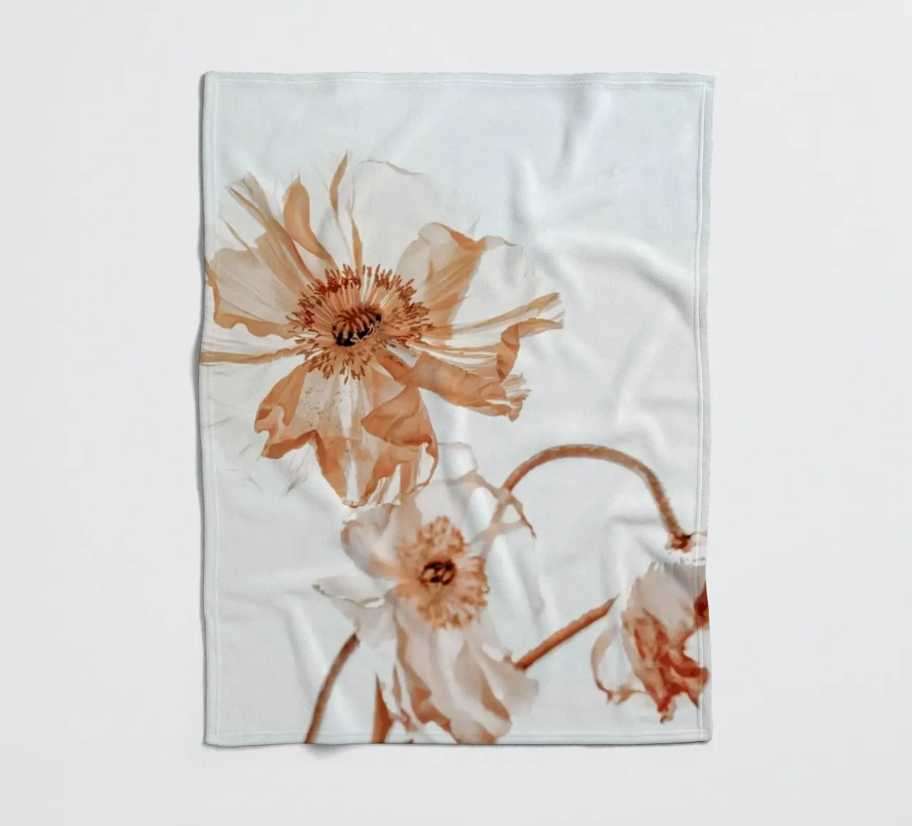 Sunlight Dance Papaver - Mohnblumen im Sonnenlicht coperta in pile da Monika Strigel
