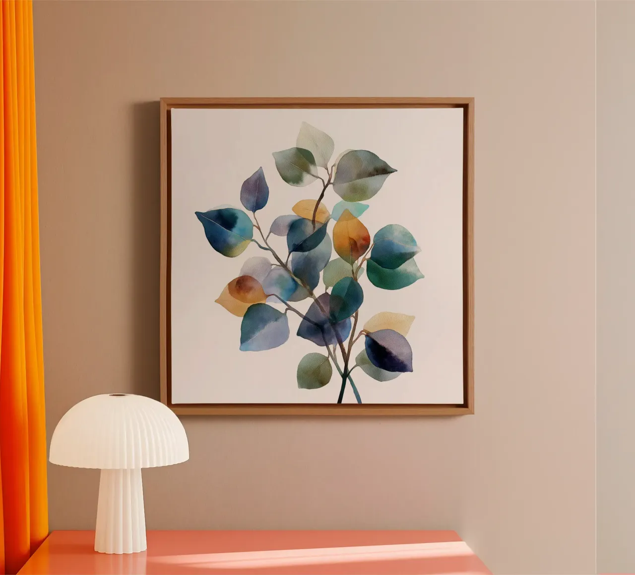 Aspen schemering canvas met Baklijst van Sophia Calder Studio