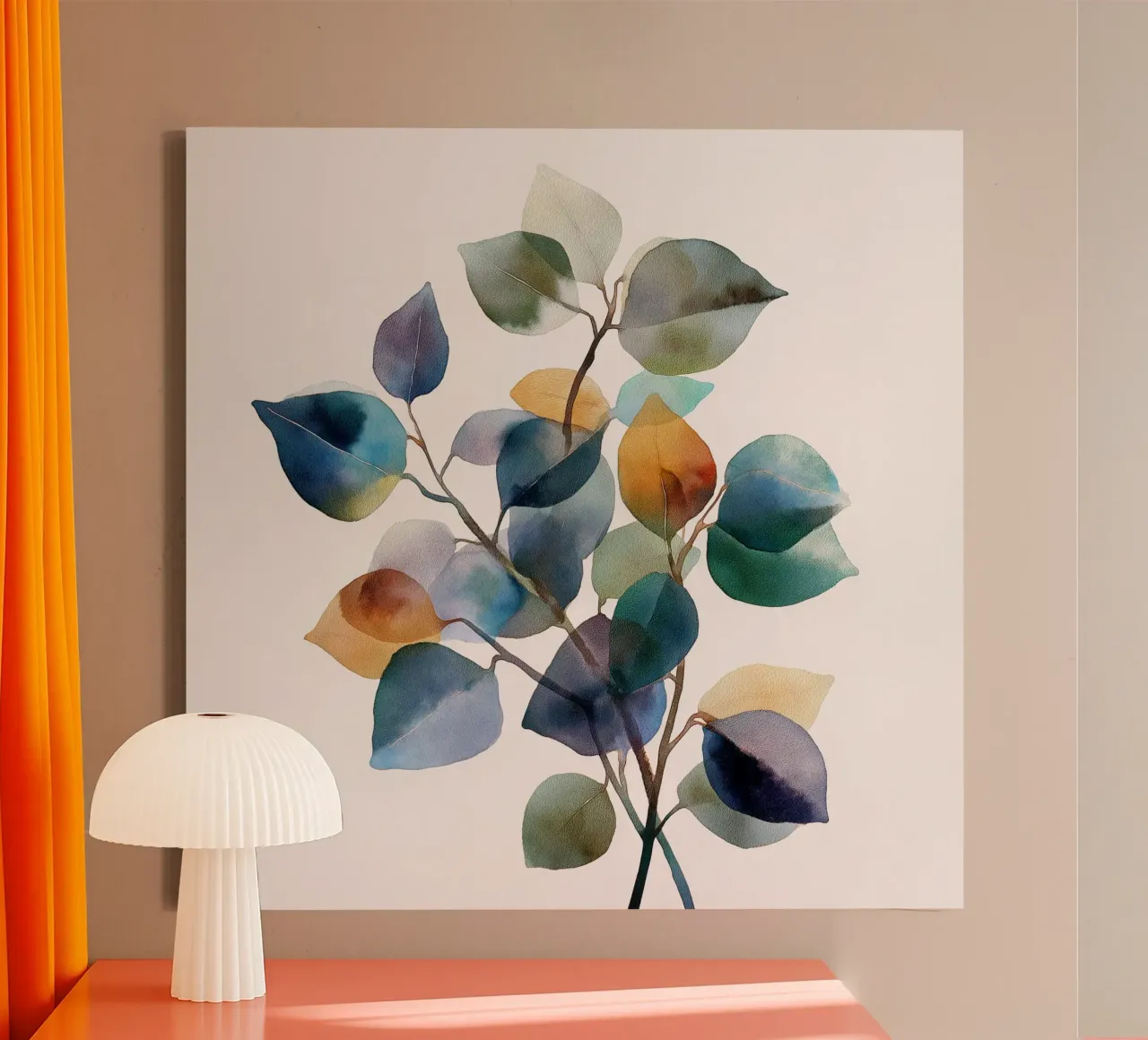 Aspen schemering canvas met Baklijst van Sophia Calder Studio