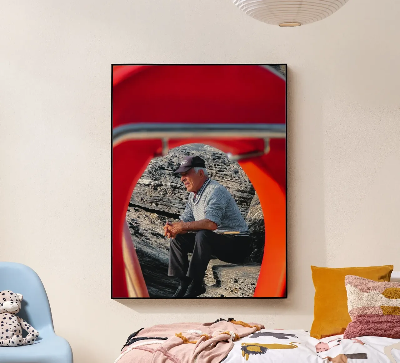 The man and the sea plexiglass da Thilo Grøsch