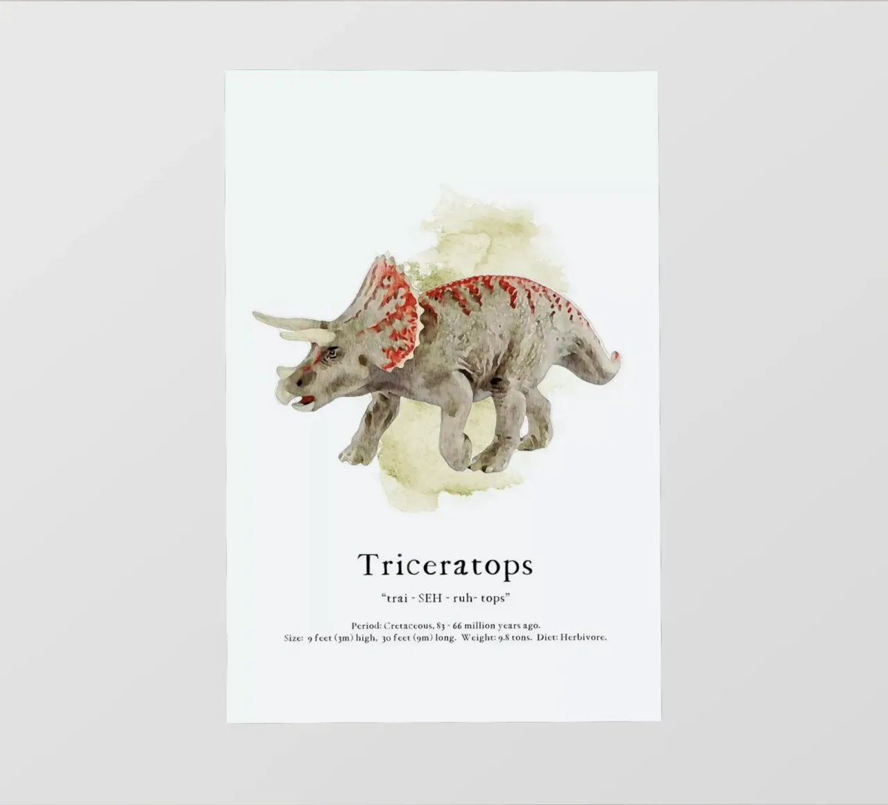 Triceratops pellicola backlit da Lila x Lola