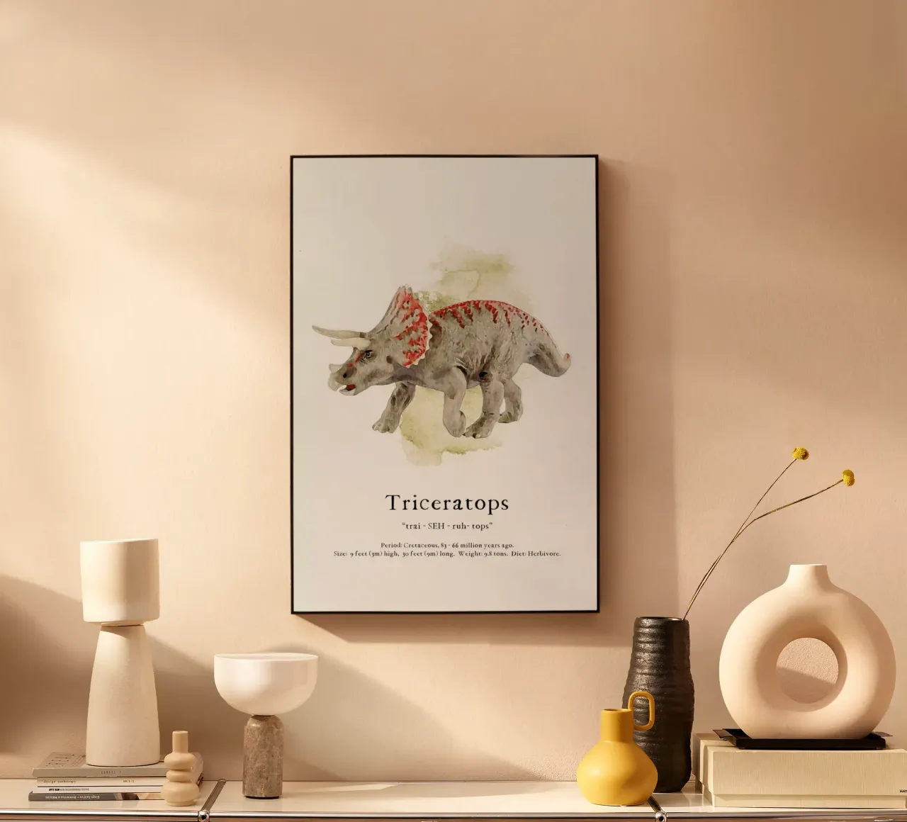 Triceratops plexiglass da Lila & Lola