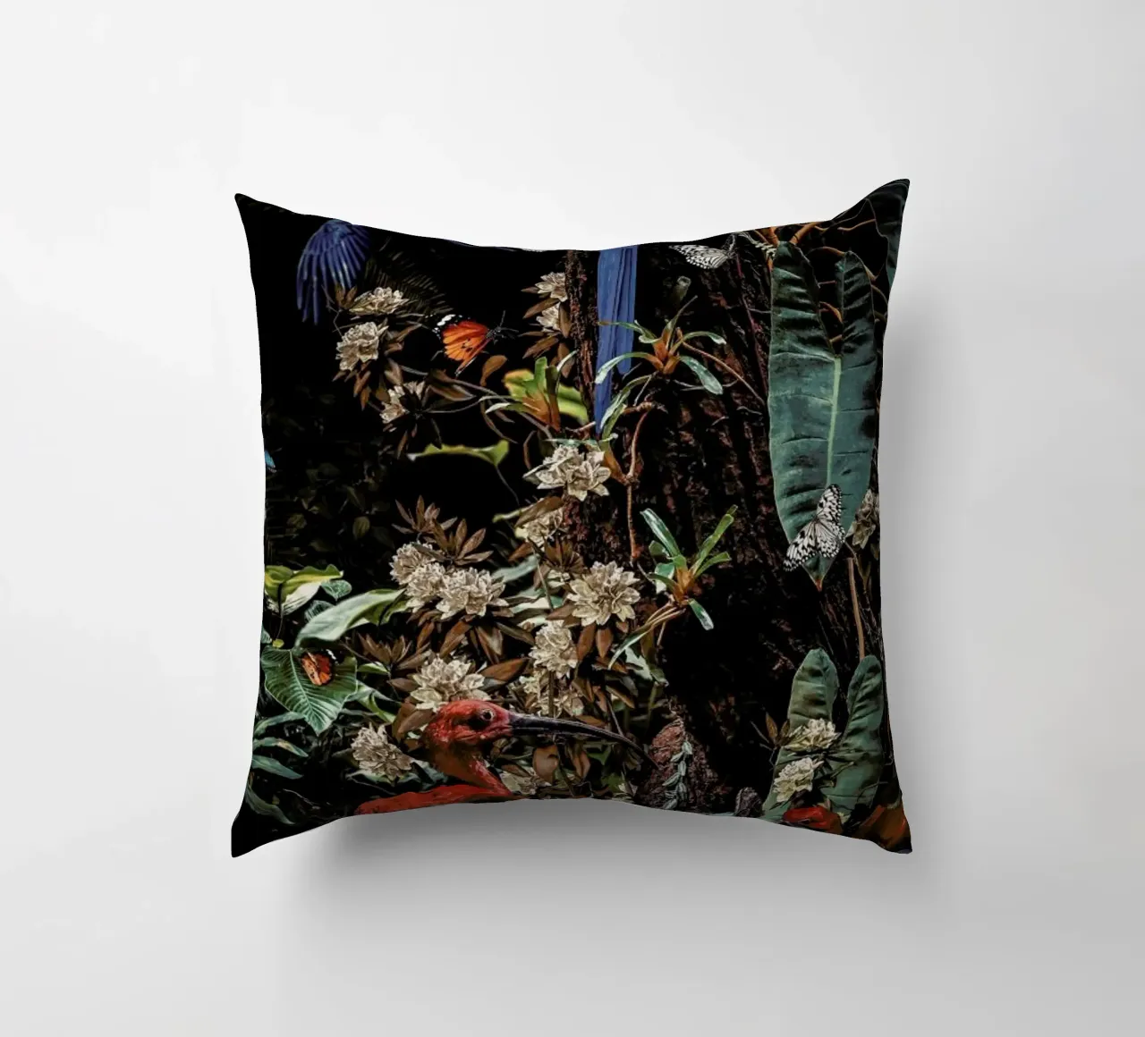 Jungle Scene 2 Kissen von Wouter Rikken