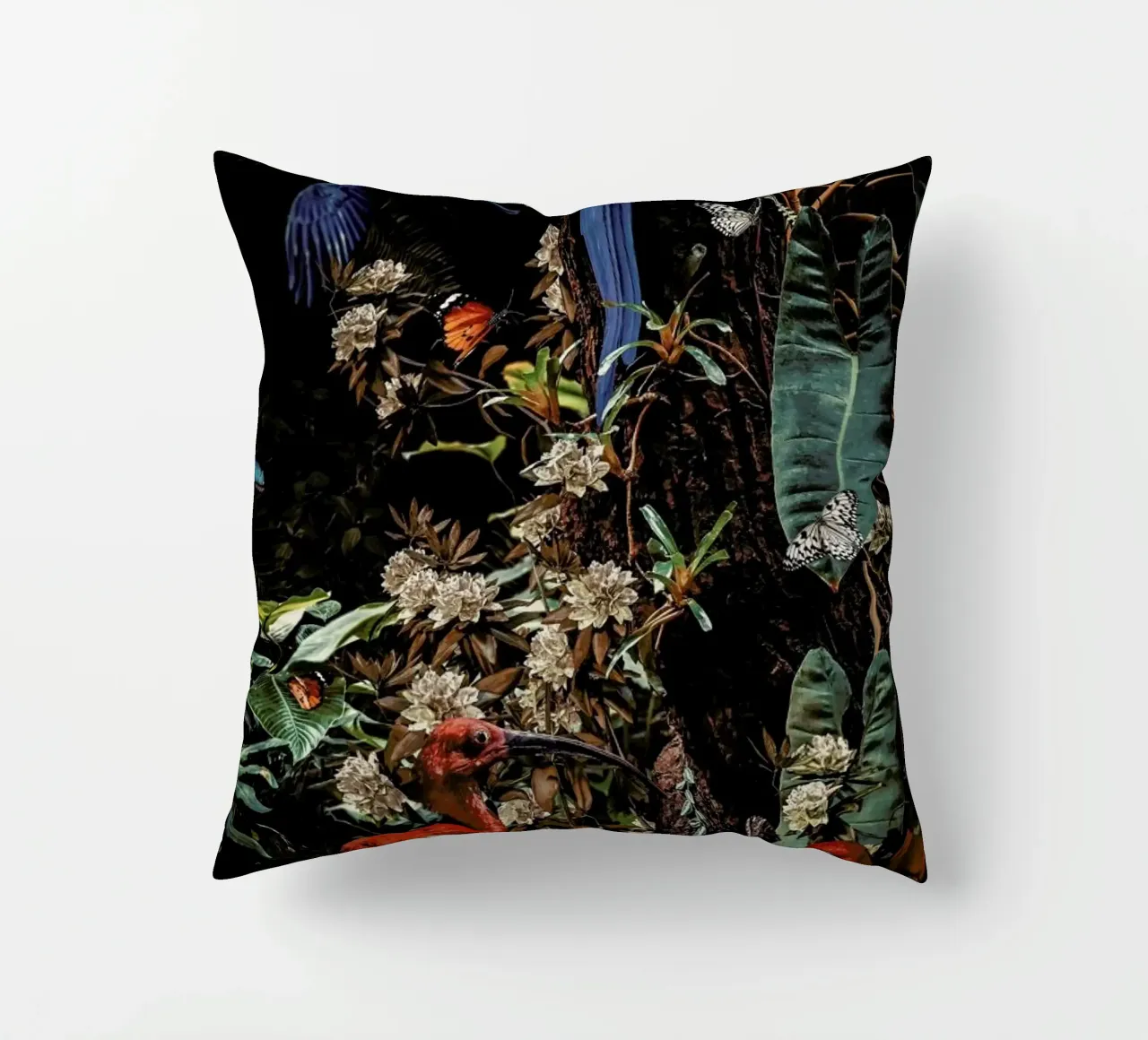 Jungle Scene 2 Kissen von Wouter Rikken