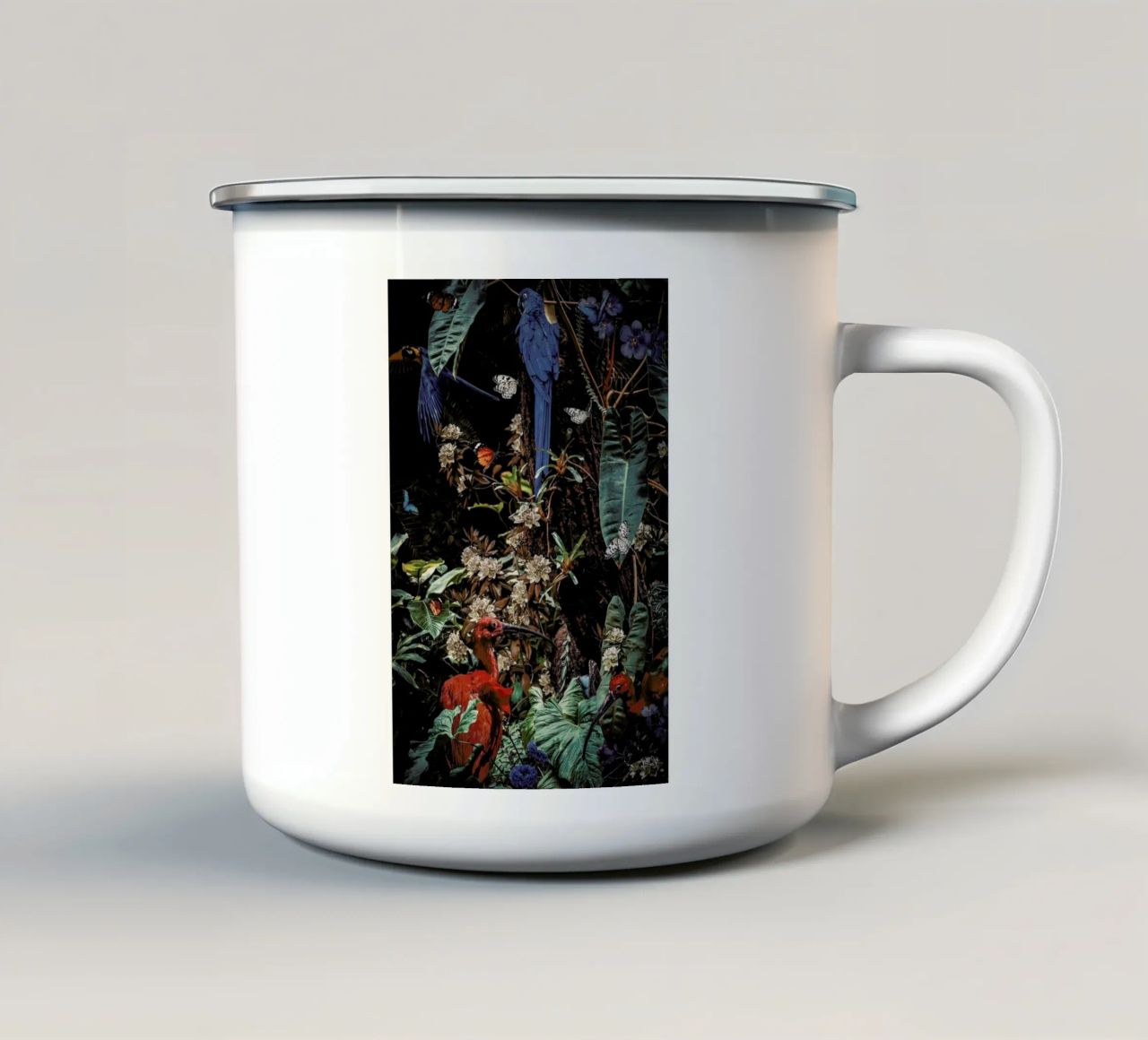 Jungle Scene 2 tazza in smalto da Wouter Rikken