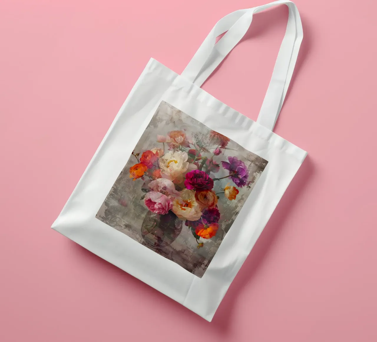 Fading Time borsa in juta da Mosaic Dialogue