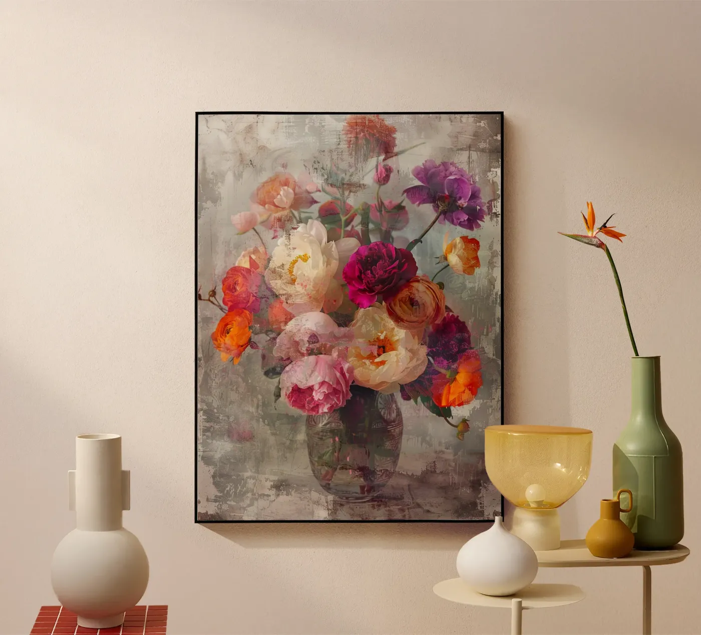 Fading Time acryl van Mosaic Dialogue