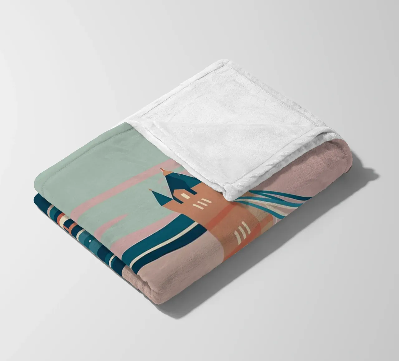 London – Timeless in Lines coperta in pile da Attaboy Dsgn