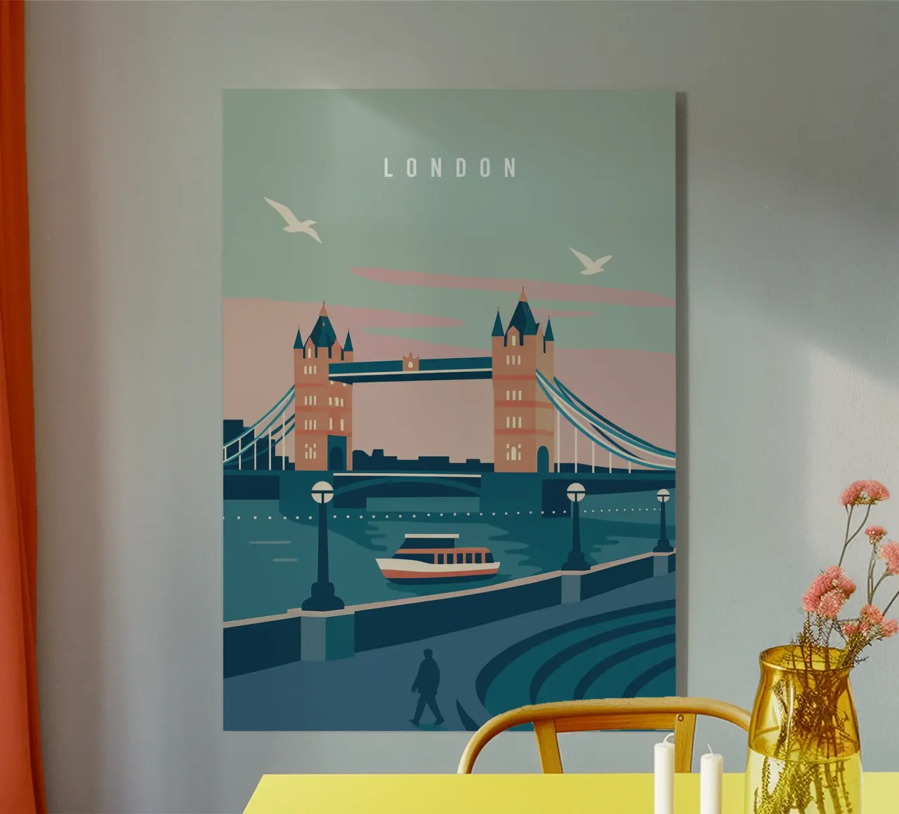 London – Timeless in Lines plexiglass da Attaboy Dsgn