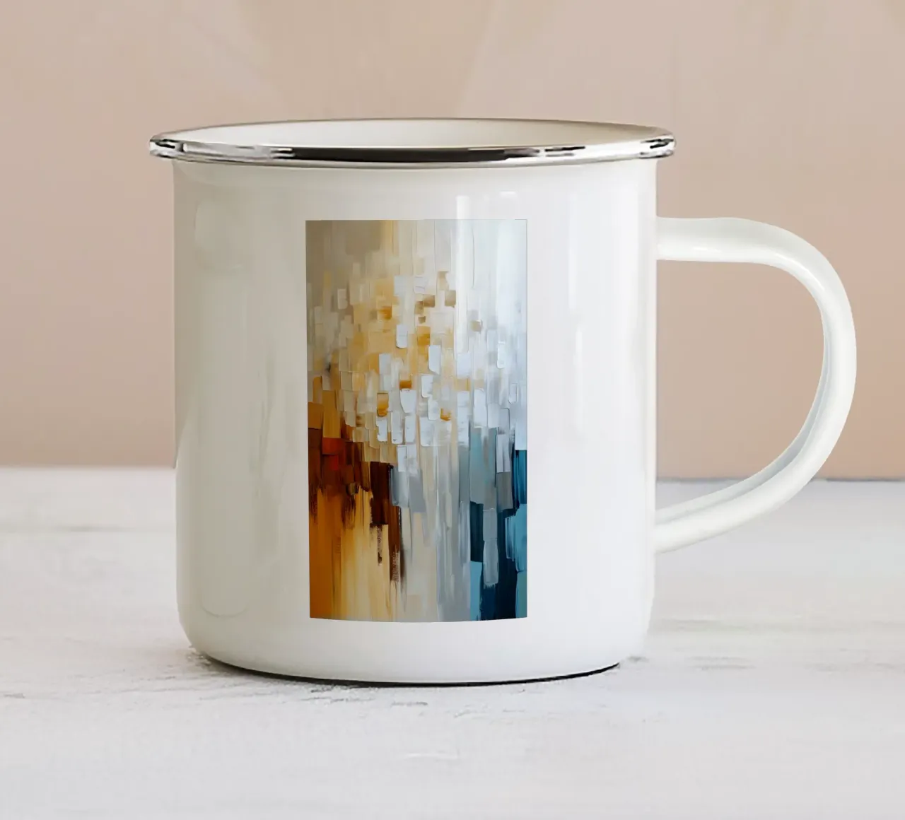 Arte da parete di Imagine tazza in smalto da Imagine