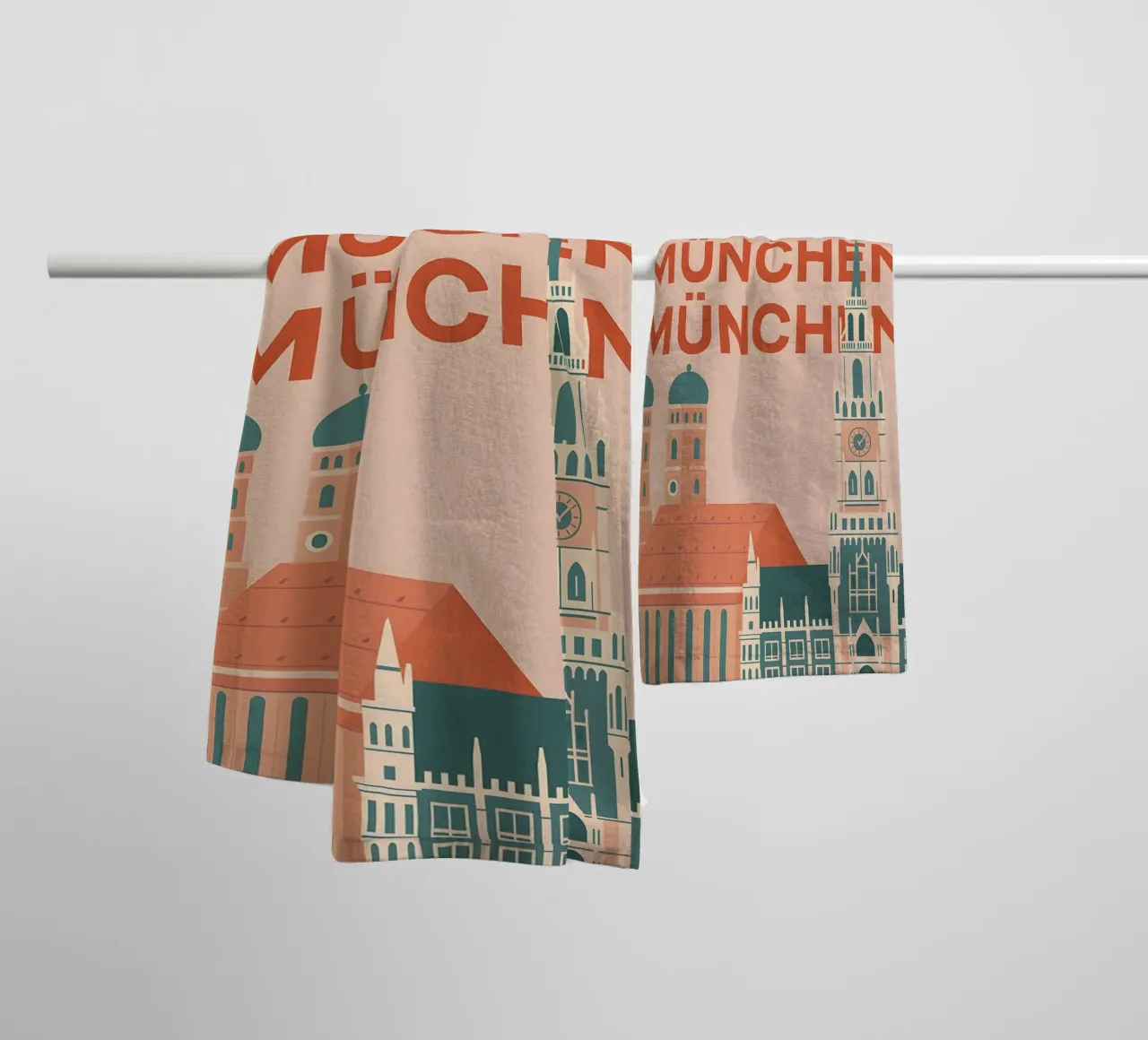 Munchen / Munich towel by Attaboy Dsgn