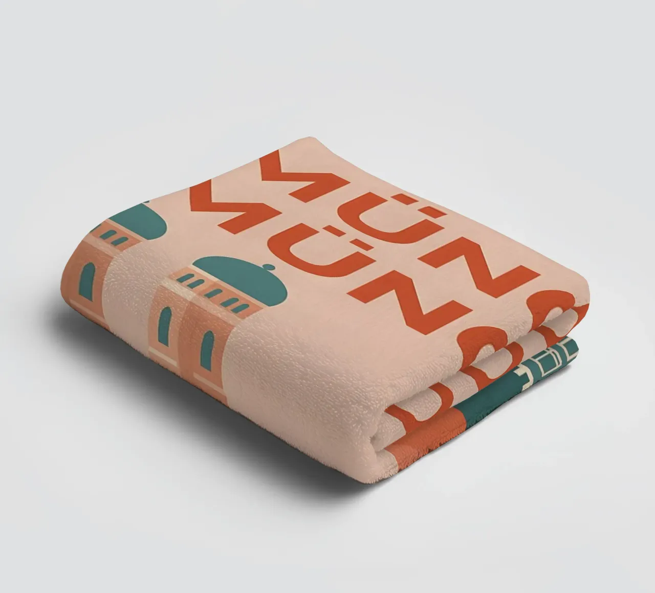 Munchen / Munich towel by Attaboy Dsgn