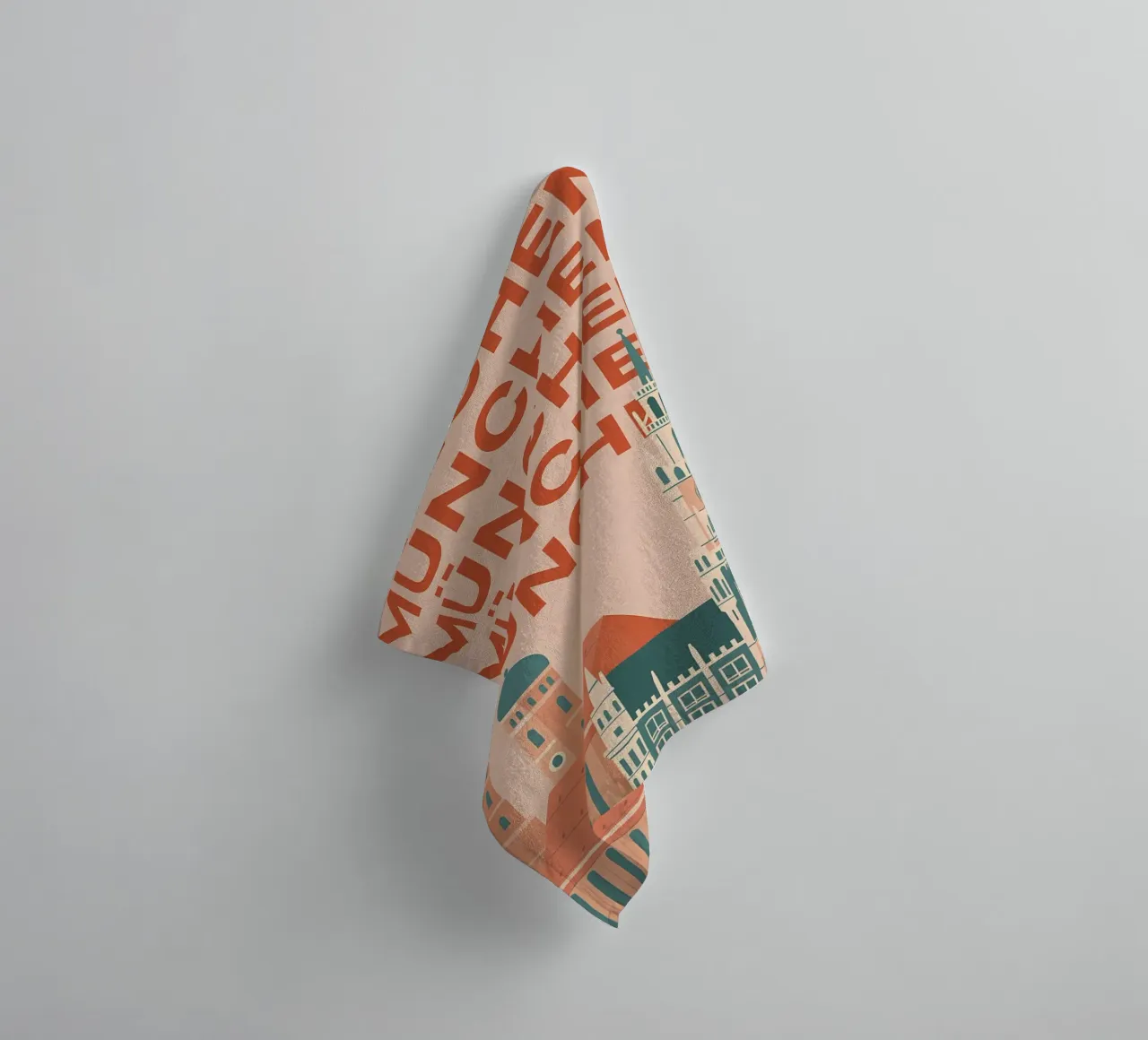 Munchen / Munich towel by Attaboy Dsgn