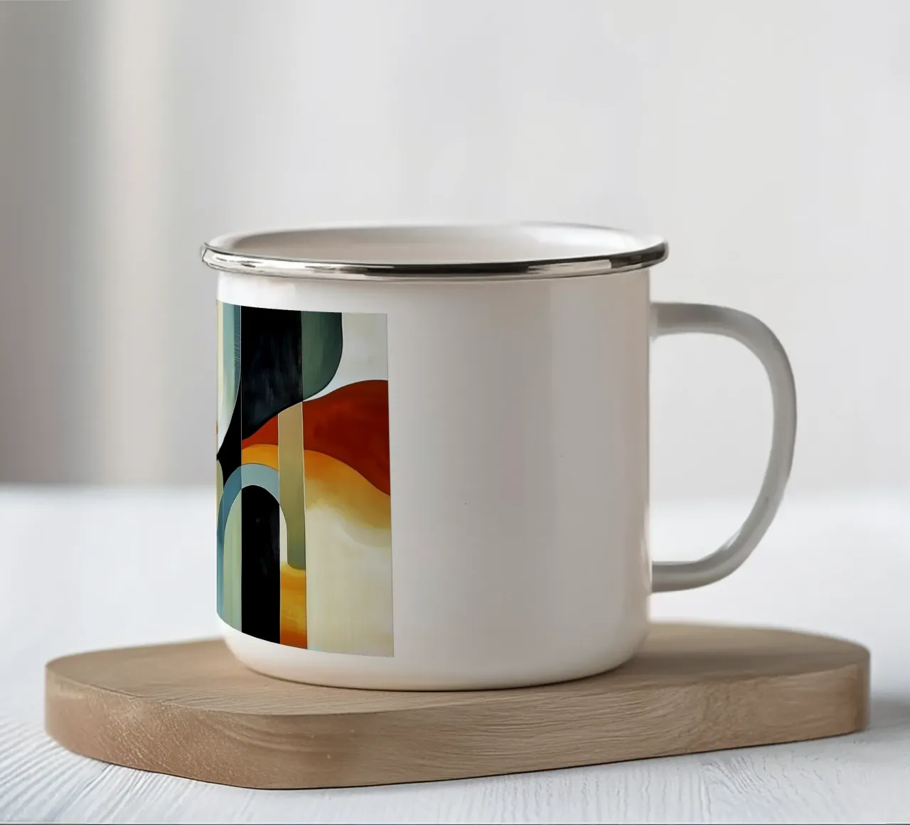 Arte da parete di Imagine tazza in smalto da Imagine
